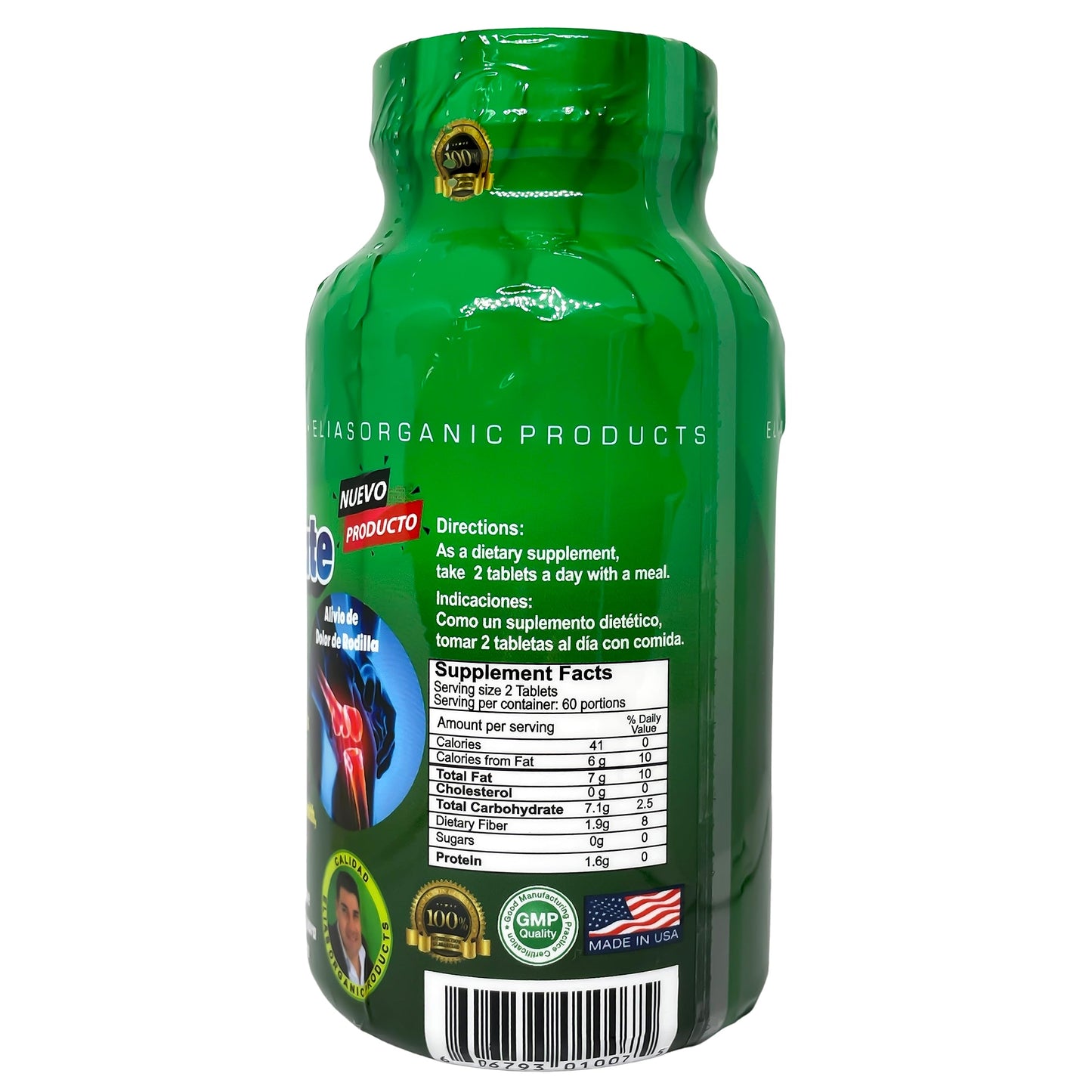 Elias Organic Products Magnesium Citrate Reforzado Tablets 60