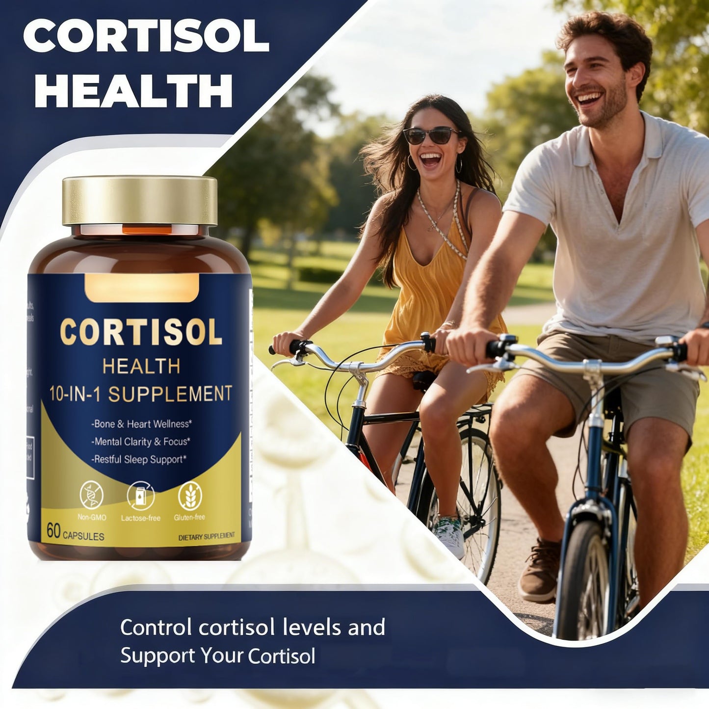SERSANVE Cortisol Manager & Stress Support Supplement with Ashwagandha Gummy 60