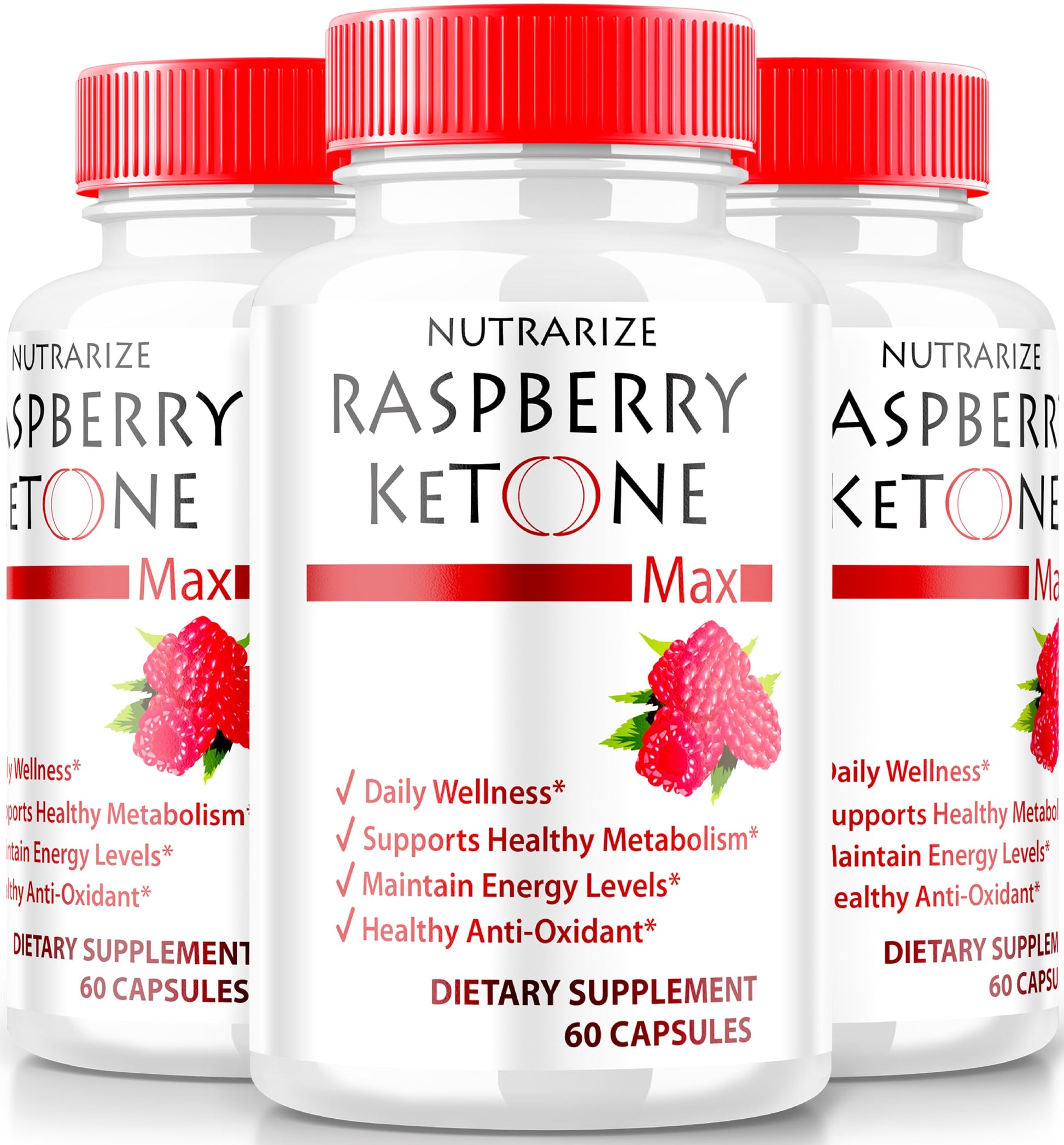NutraRize Raspberry Ketone Capsules 180 Capsules