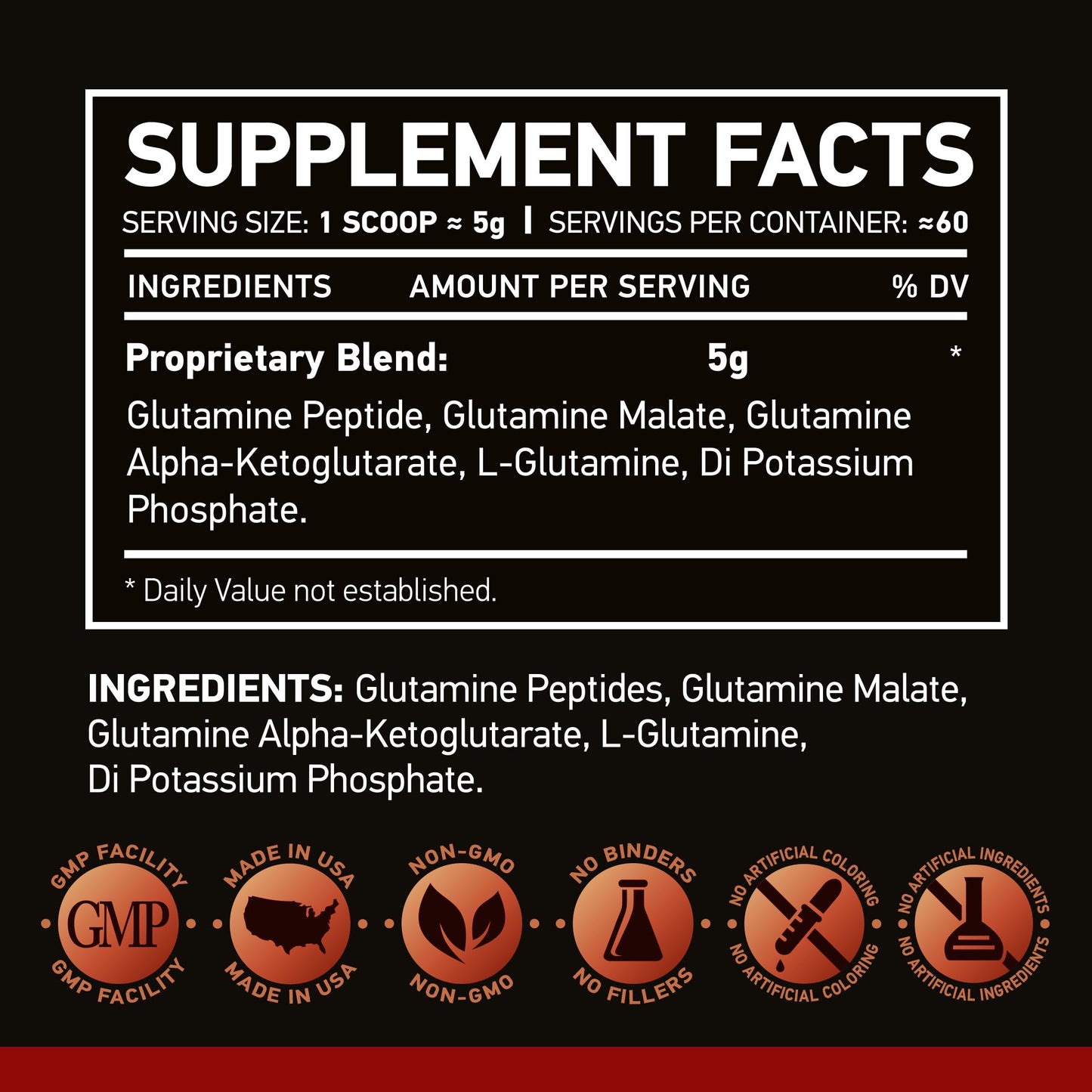NAR LABS Glutamine Matrix Powder 10.58 oz