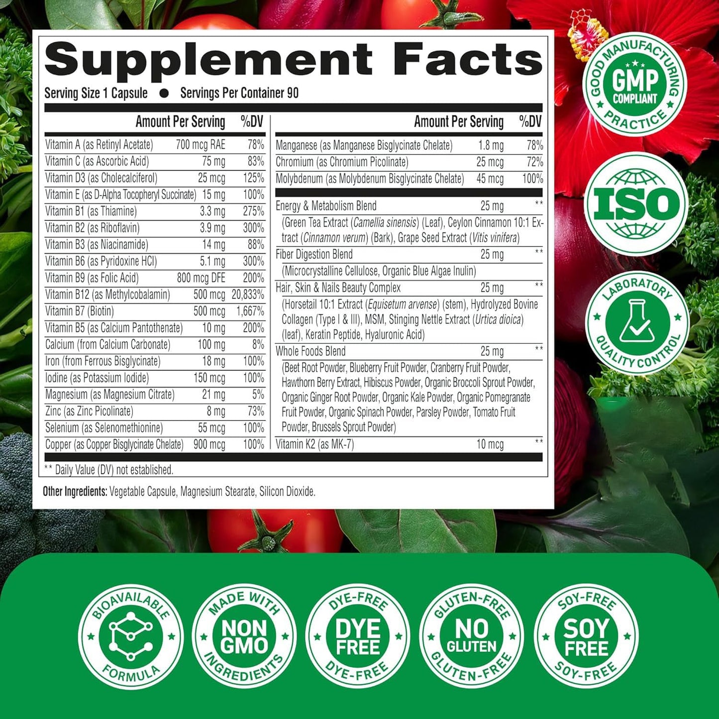 JOYHEALMWG Women's Multivitamin Capsule 60 Count