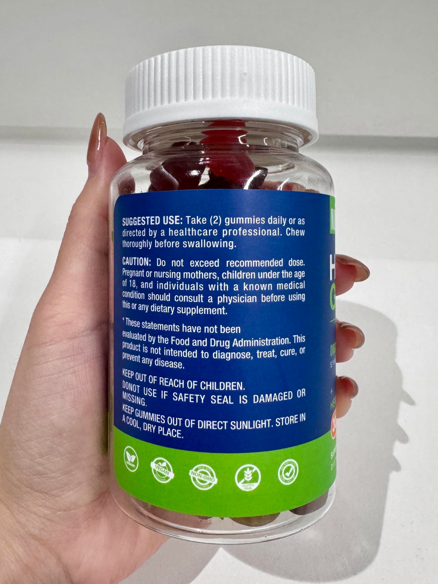 Nubetong Hemp Gummies for Sleep, Pain, Anxiety Organic High Potency Extra Strength Hemp Oil Extract Edible Gummy Supplement for Adult, 160 Gummies