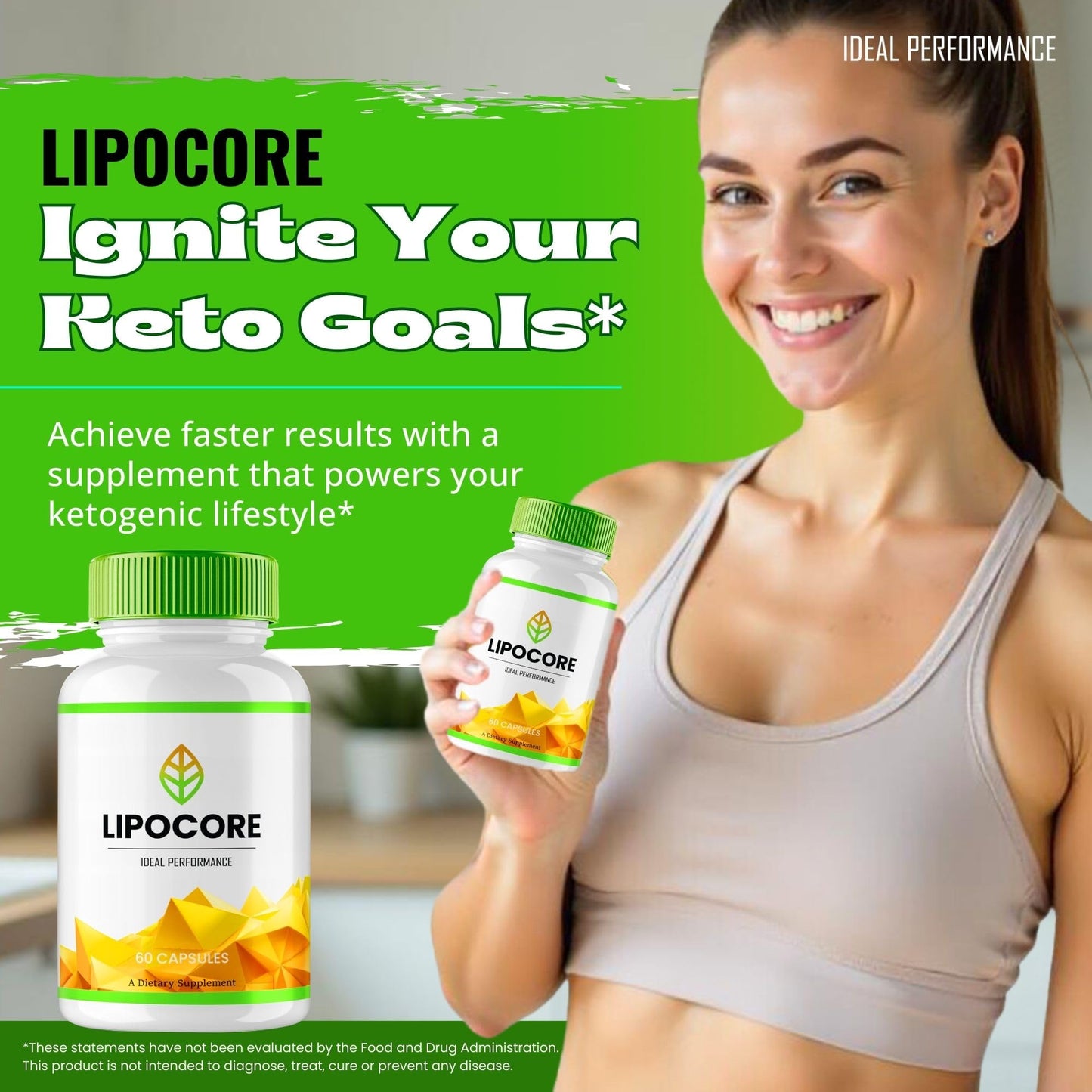 IDEAL PERFORMANCE Lipocore Capsules 120 Count