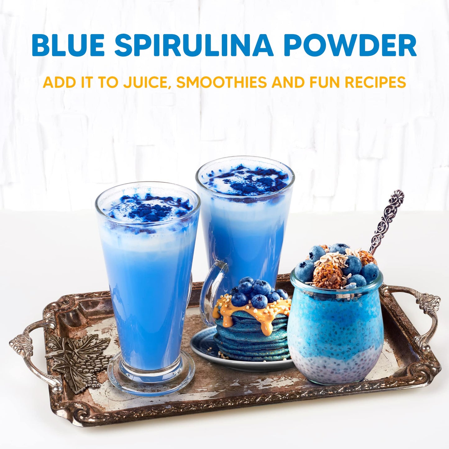 Yogi Super Foods Blue Spirulina Powder 5 Ounce