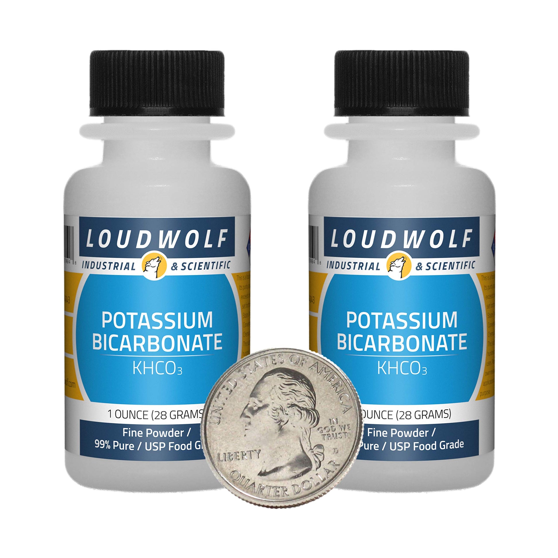 Loudwolf Potassium Bicarbonate Powder, 2 Bottles