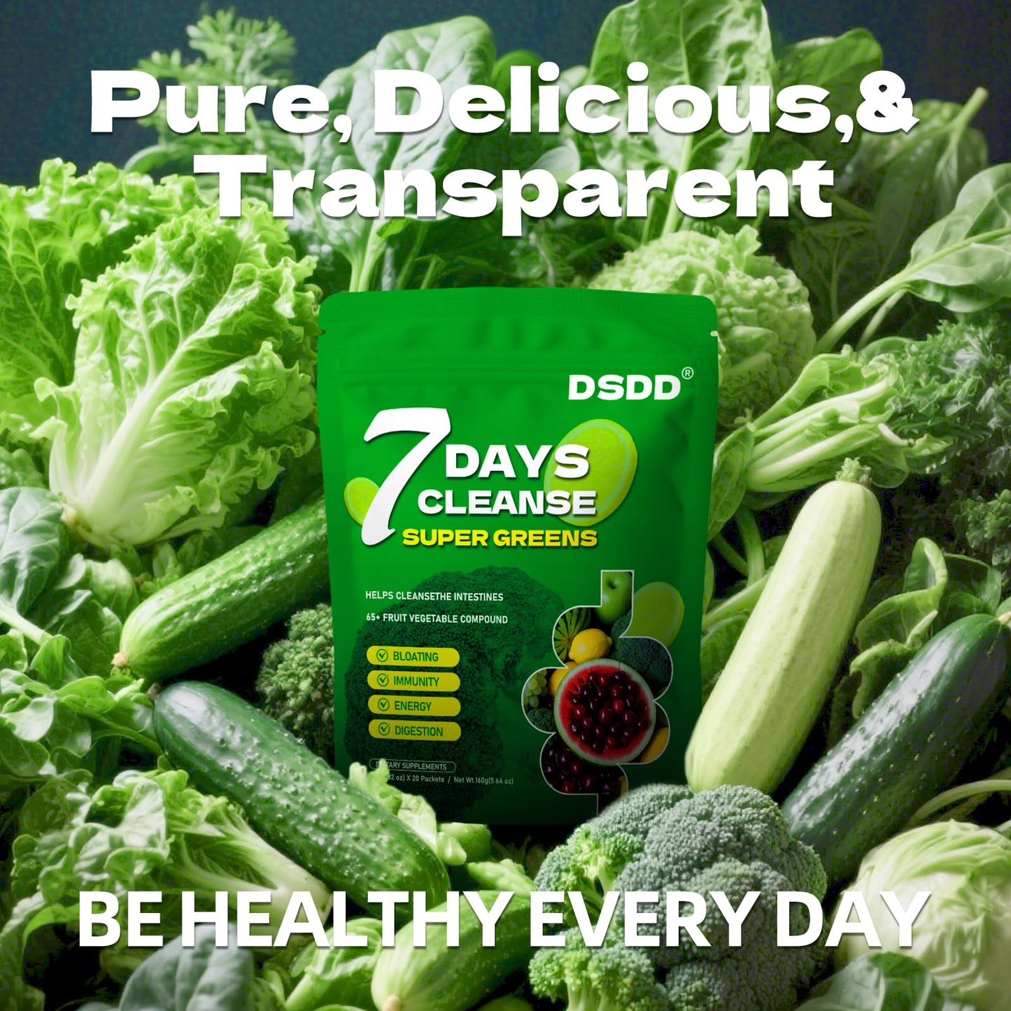 DSDD Super Greens Powder 16.92 oz