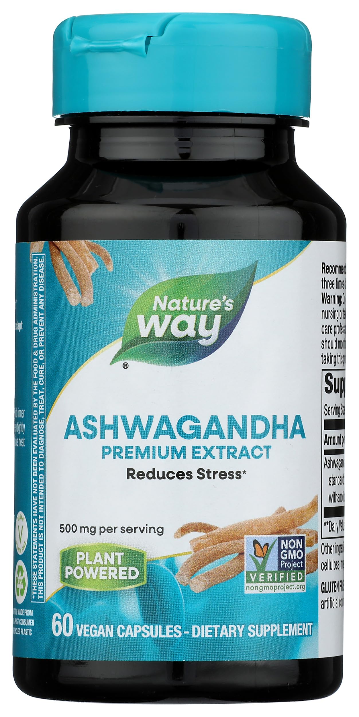 Nature's Way Ashwagandha Capsules, 60 Count