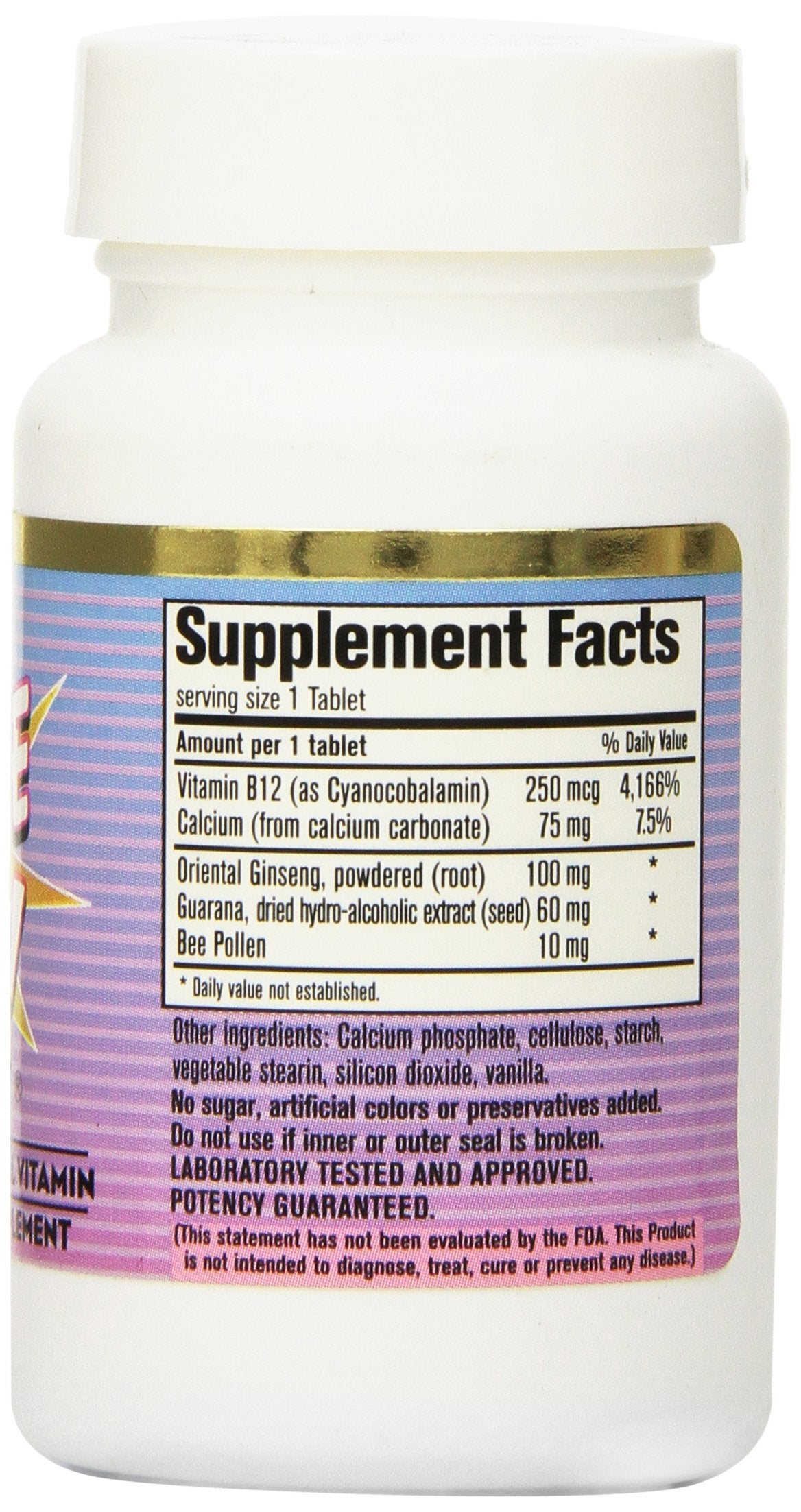 California Natural Pick Me Up Vitamin Tablets, 60 Count