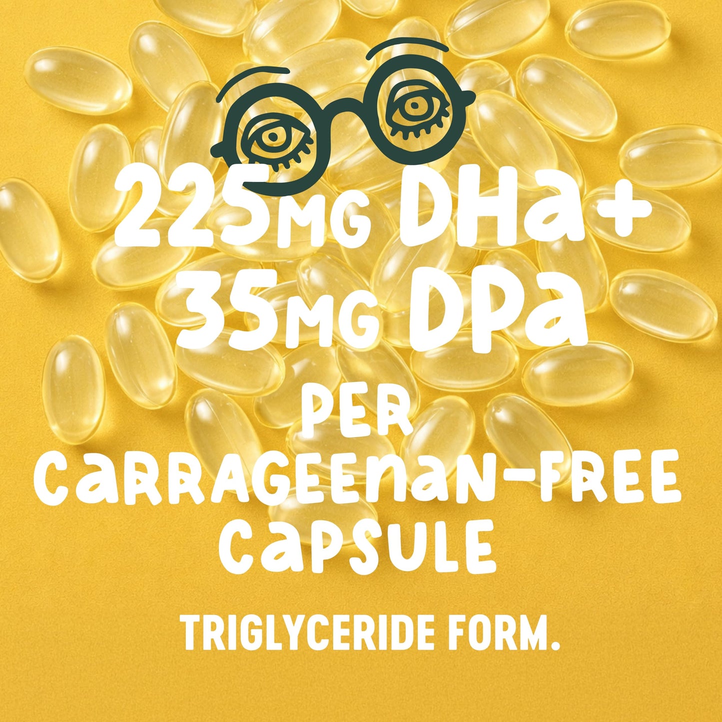 Freshfield Vegan Omega-3 Algae Oil DHA Supplement Softgels 180