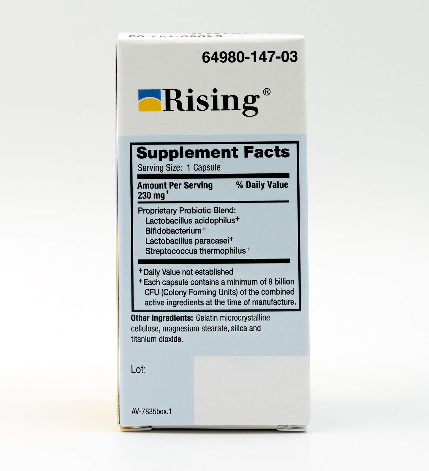 Rising Risaquad 230mg Probiotic Dietary Supplement Capsules, 30 Count