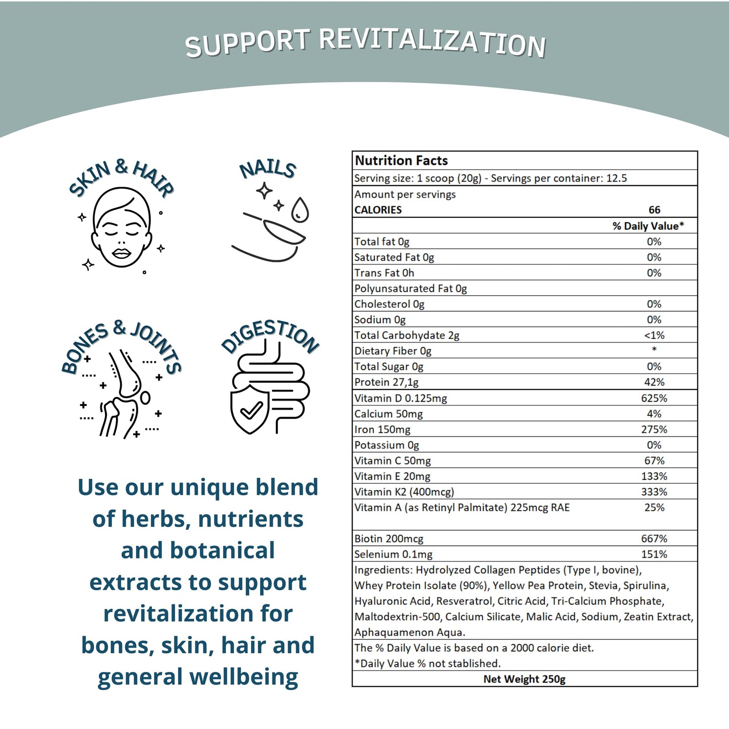 Bioxtron Collagen Peptides Powder 21