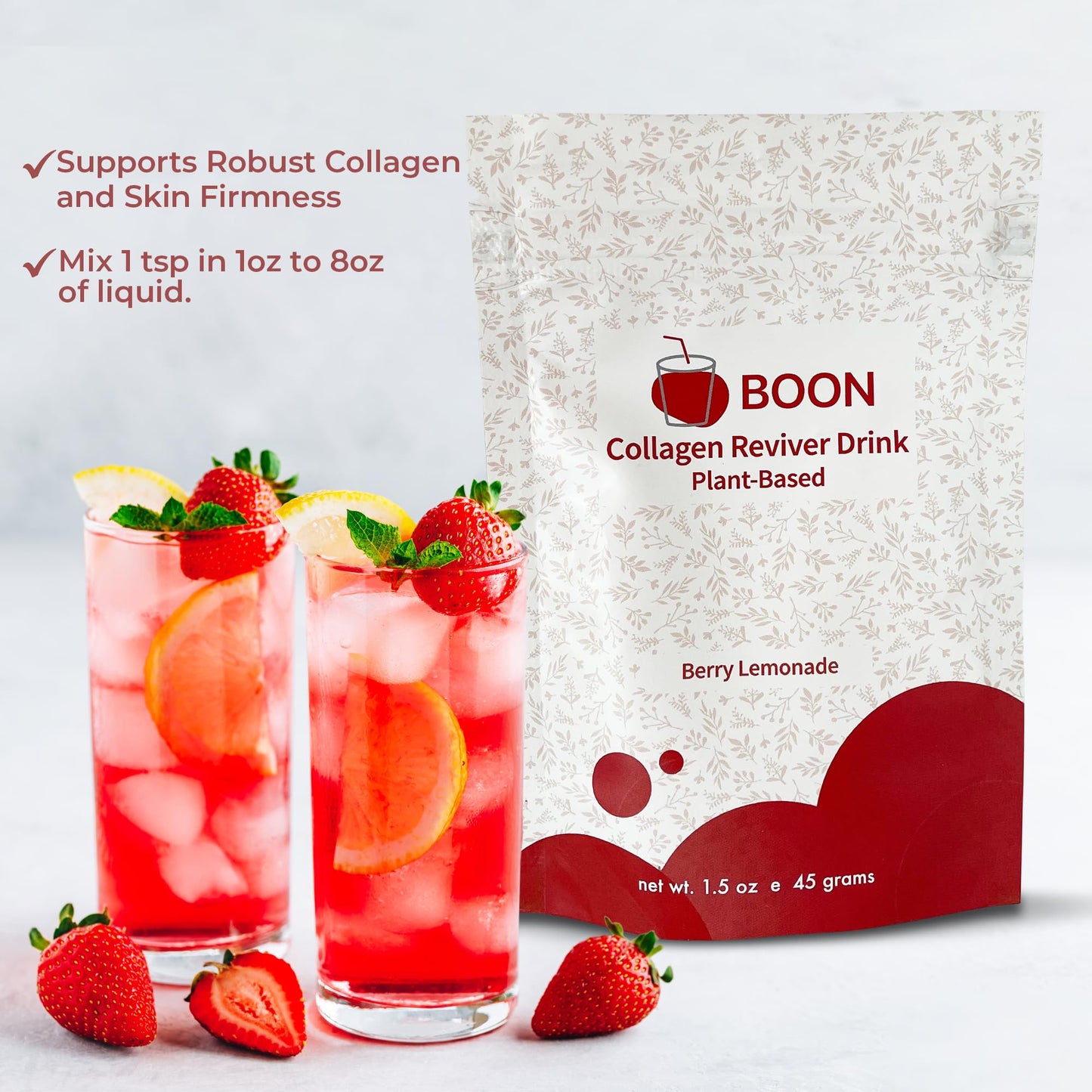 Ecco Bella Boon Collagen Reviver Drink Powder 1.5 Ounce