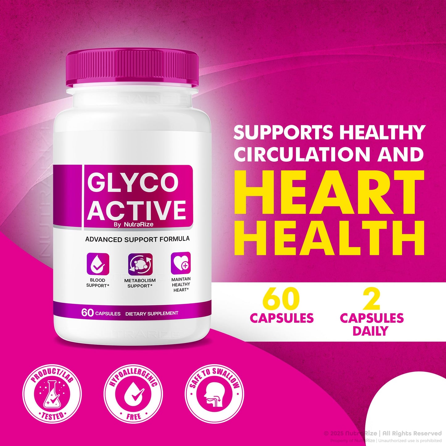 NutraRize Glyco Active Capsules 180 Capsules