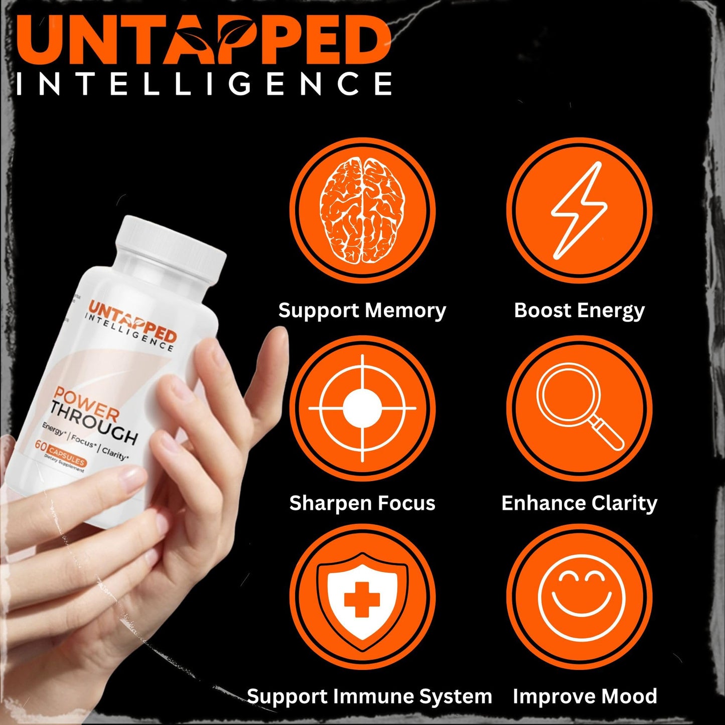 Untapped Intelligence Power Through Capsule, 60 Count