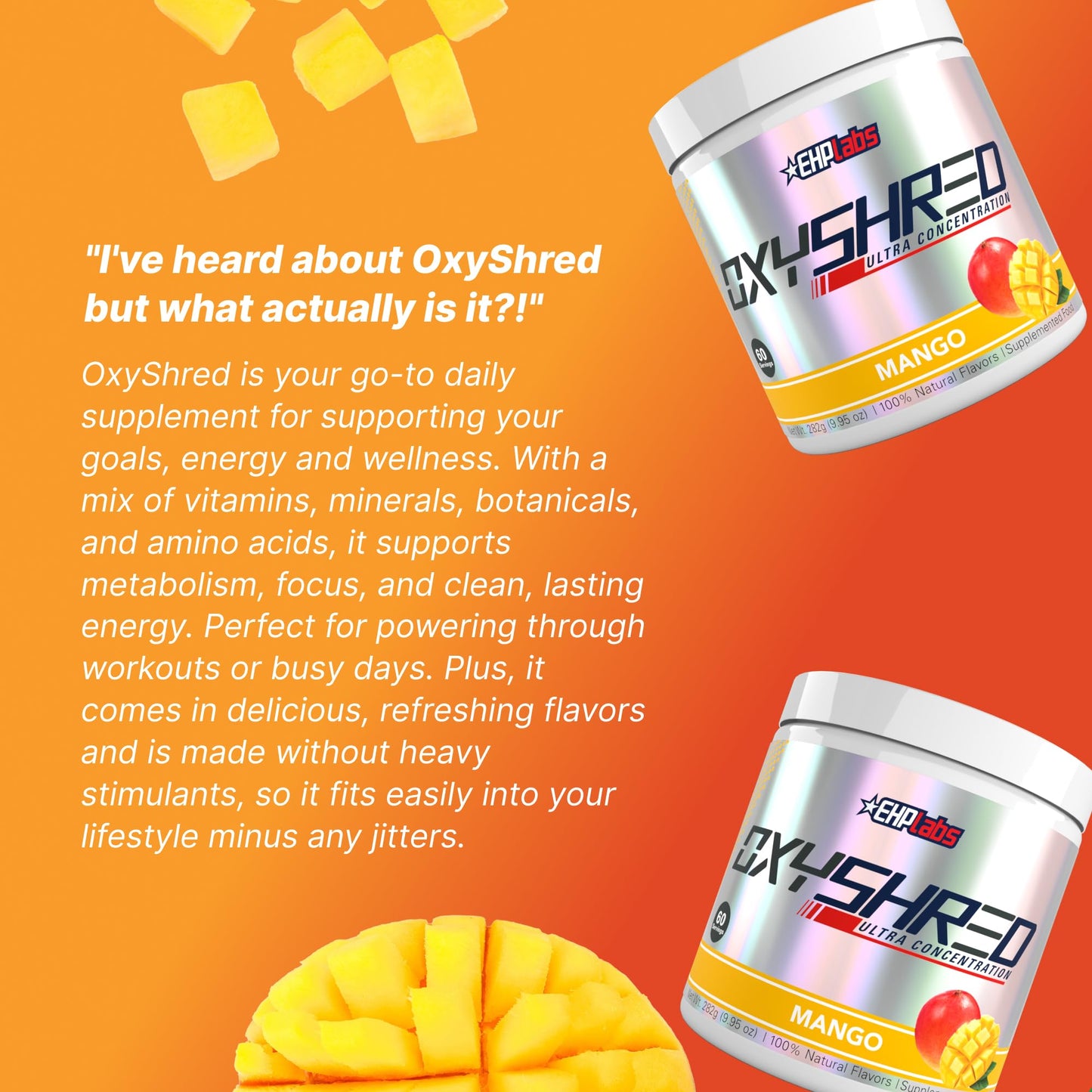 EHP Labs OxyShred Pre Workout Powder 10.37 Ounce