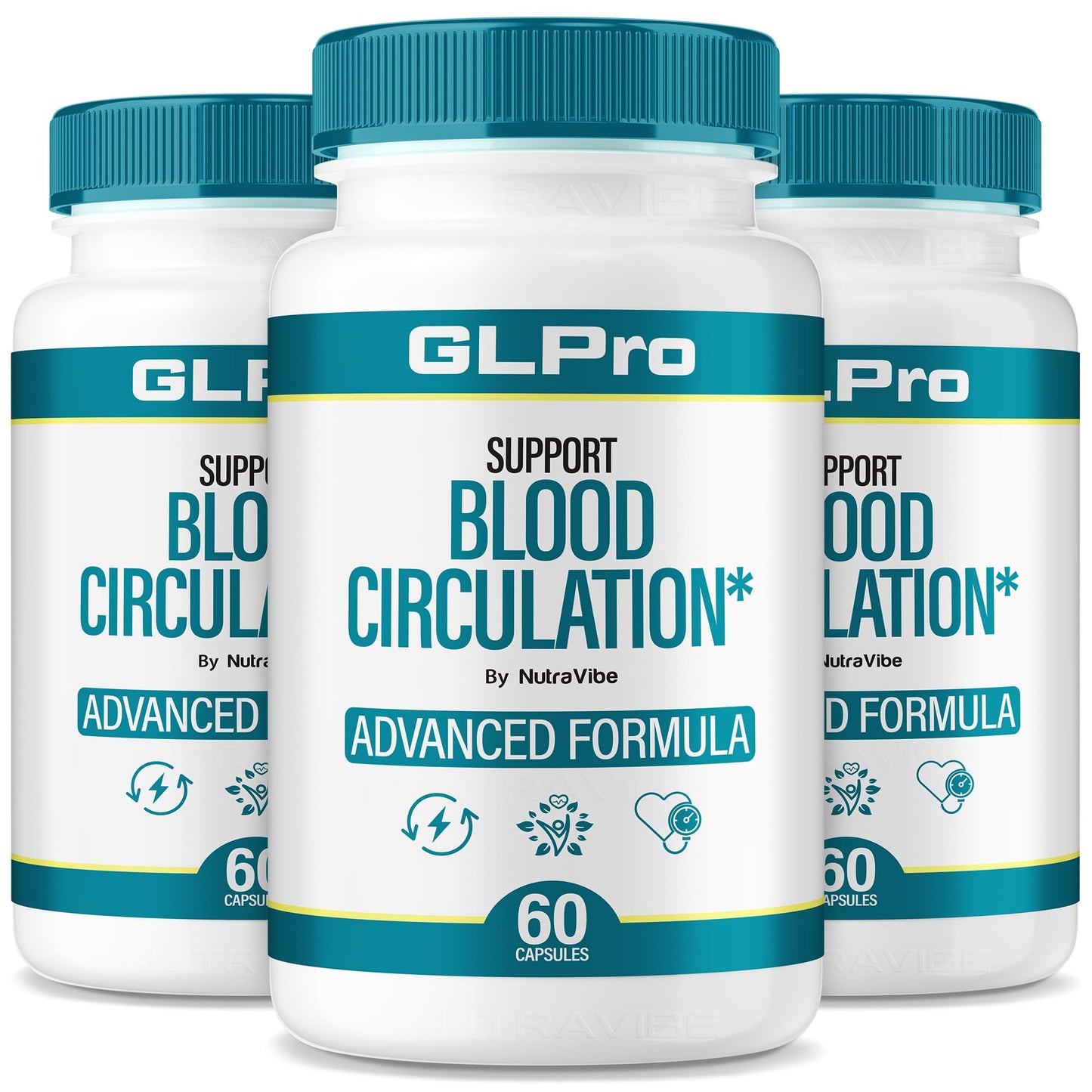 NutraVibe GLPro Blood Balance Formula, 180 Capsules
