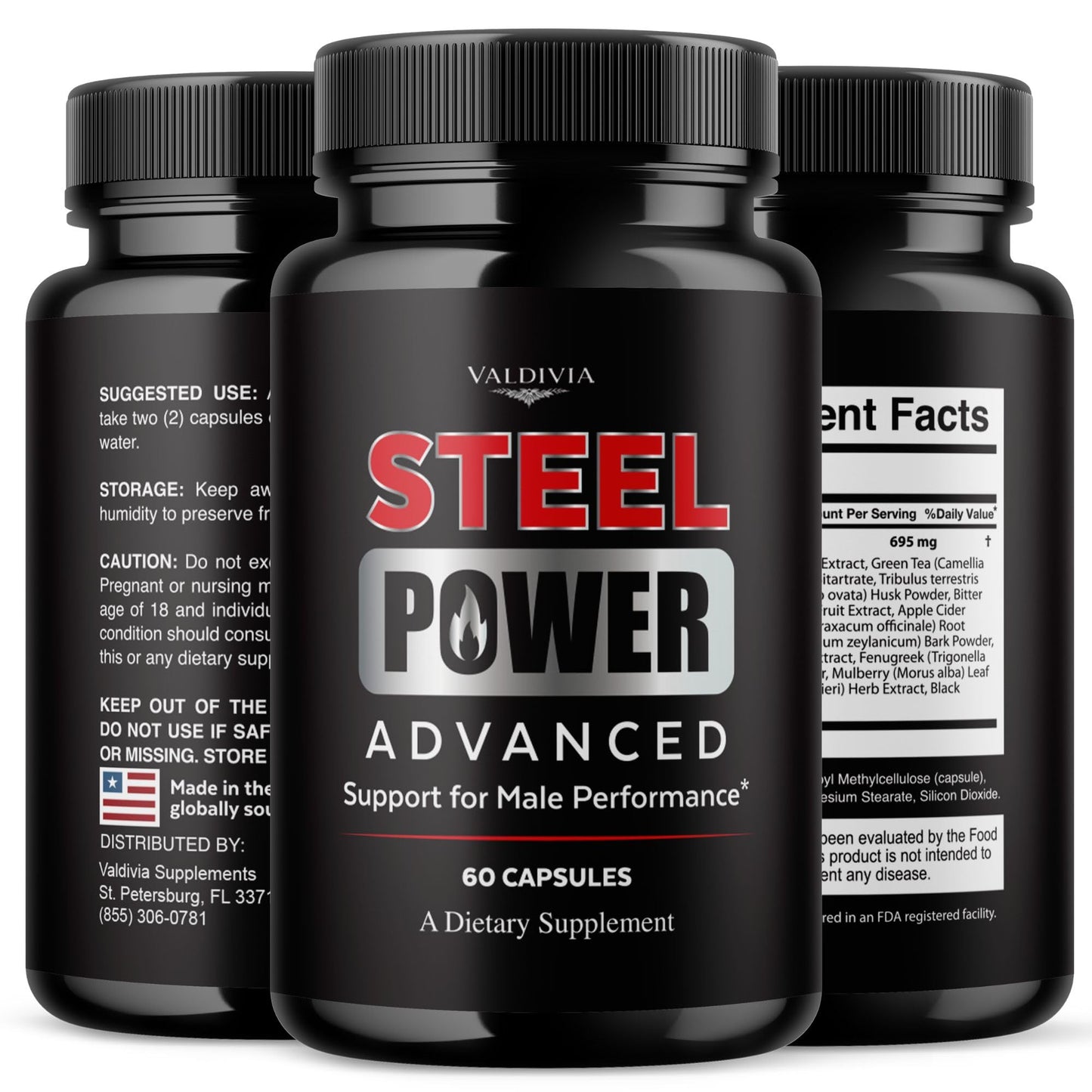 Valdivia SteelPower Capsules 60 Capsules