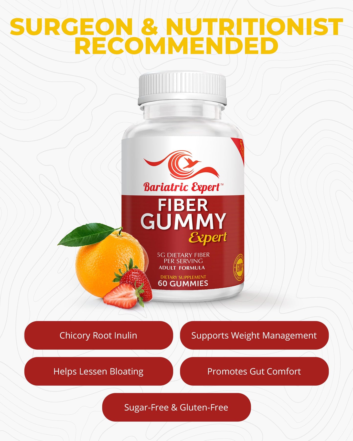 Bariatric Food Expert Fiber Vitamin Gummies 60