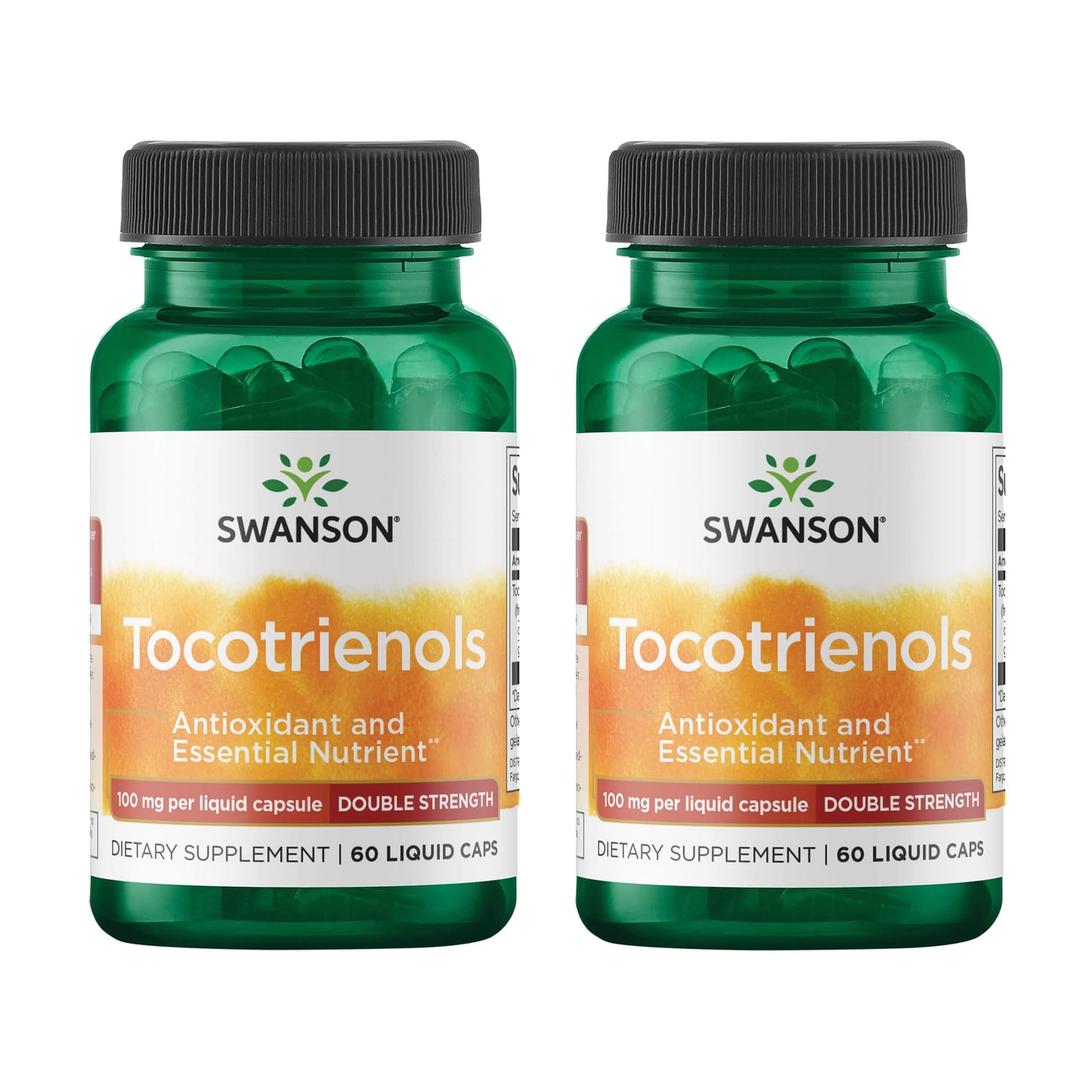 Swanson Double Strength Tocotrienols Antioxidant Supplement for Heart-Health-Conscious Adults with Delta- and Gamma-Tocotrienols, 120 Capsules