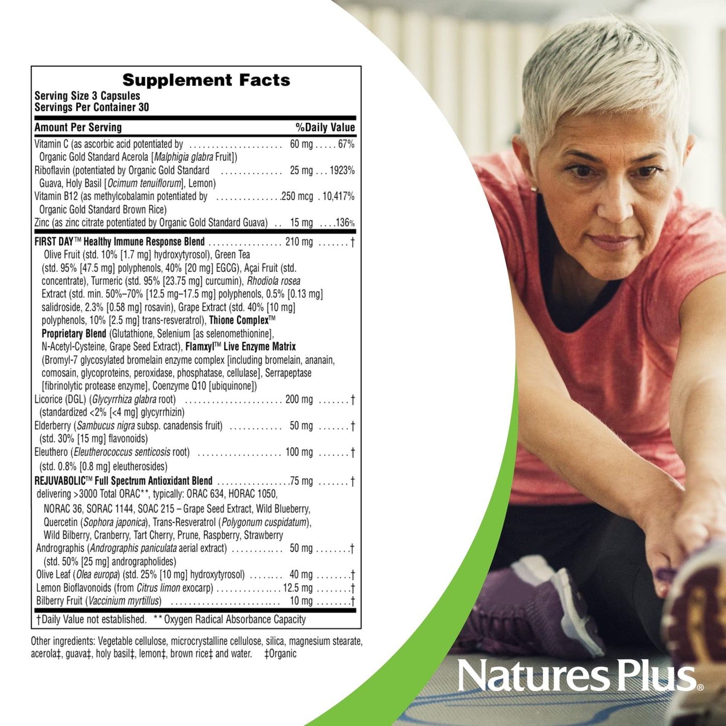 NaturesPlus AgeLoss Lung Support Capsule 90 Count