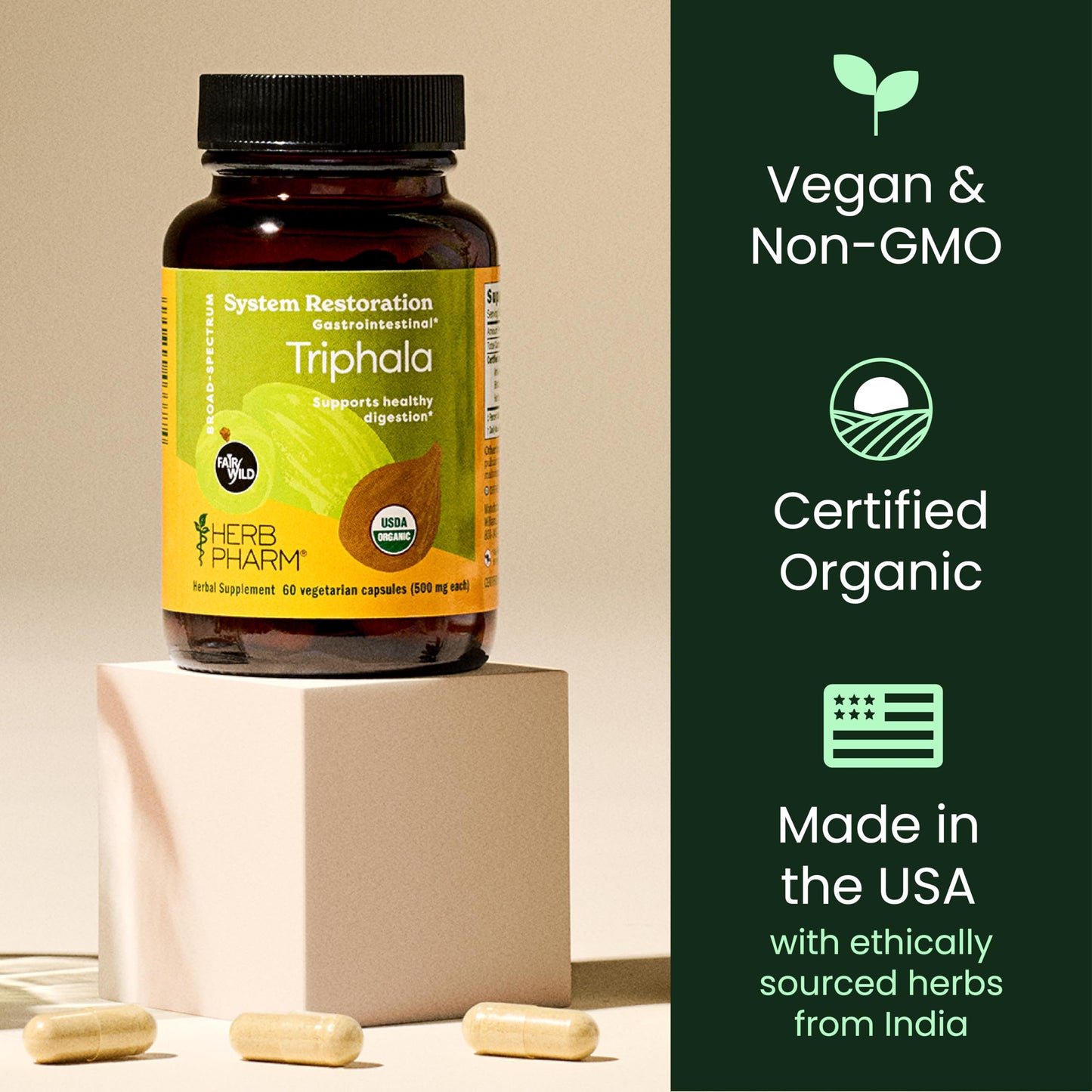Herb Pharm Triphala 60 Capsules