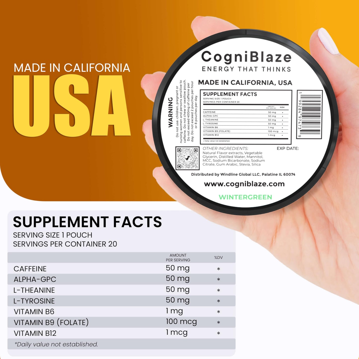 CogniBlaze Nootropic Pouches 80 Caplets