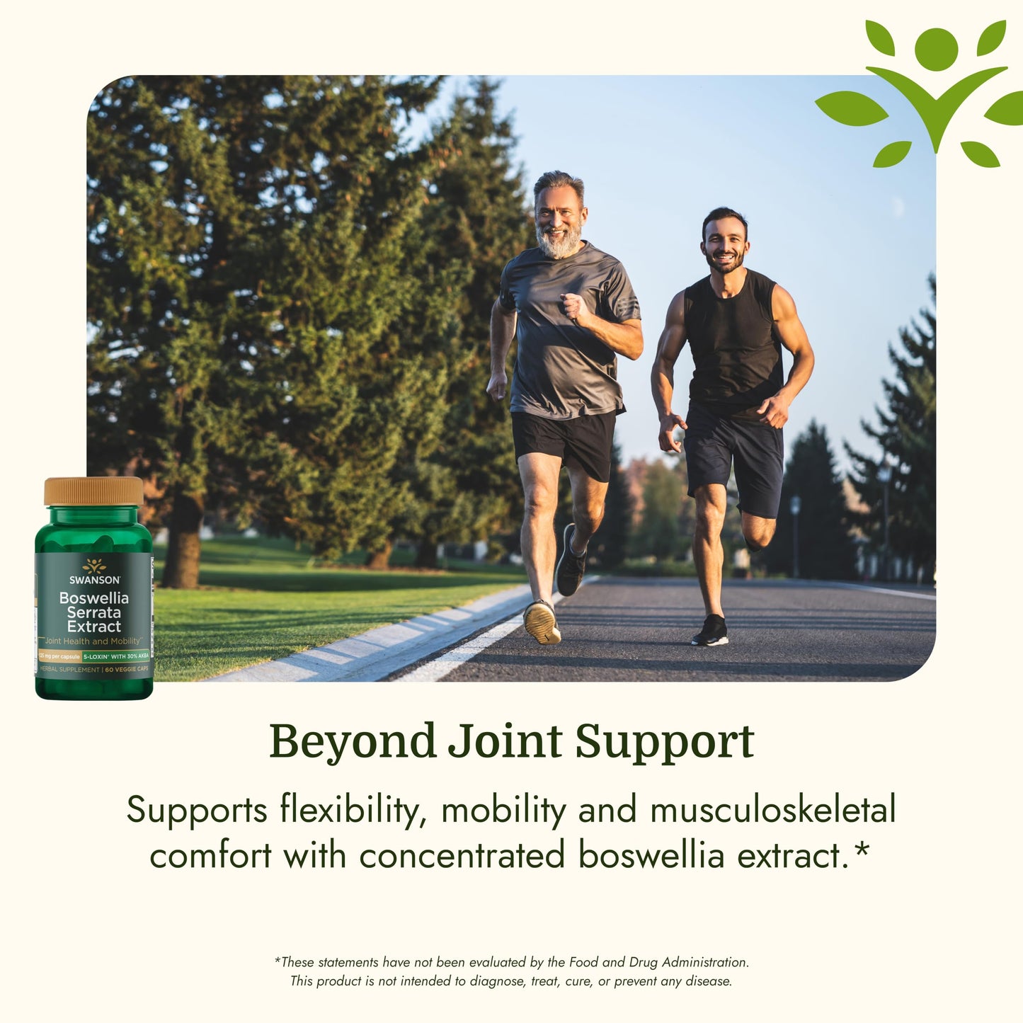 Swanson Boswellia Serrata Extract 125 mg Capsule, 180 Count