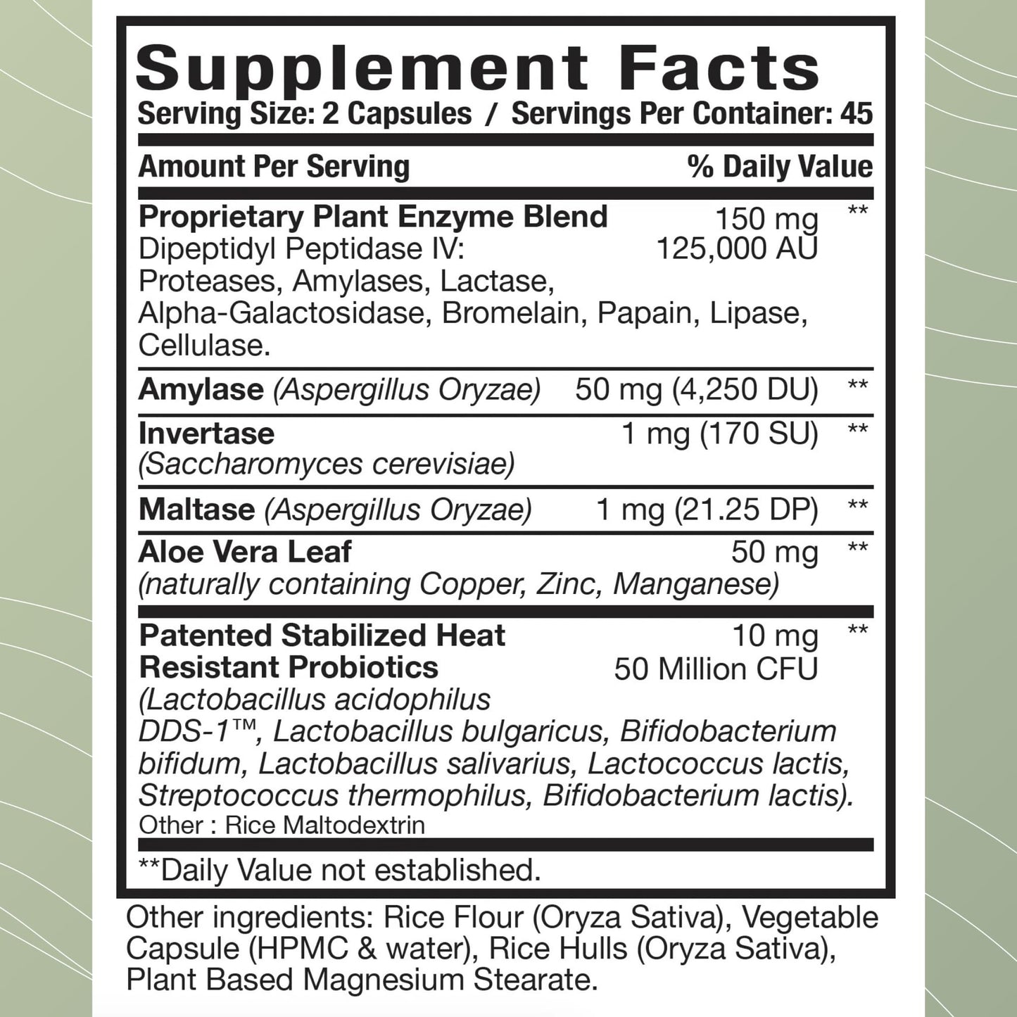 Optimal Health Systems Digest-A-Meal Enzyme and Probiotic, 90 Capsules