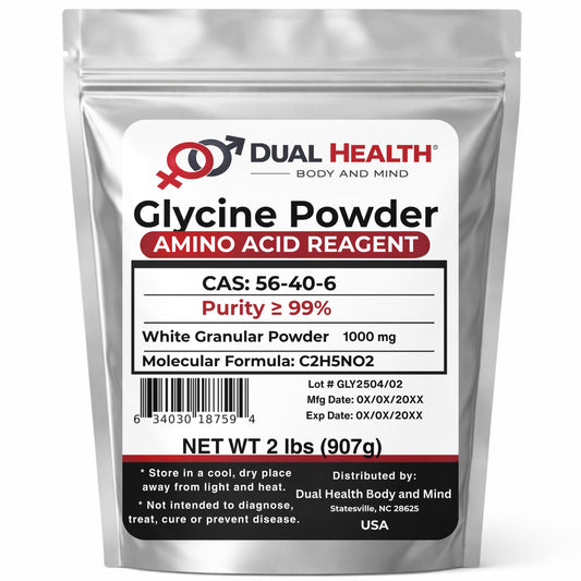 Dual Health Body & Mind Glycine Powder, 32