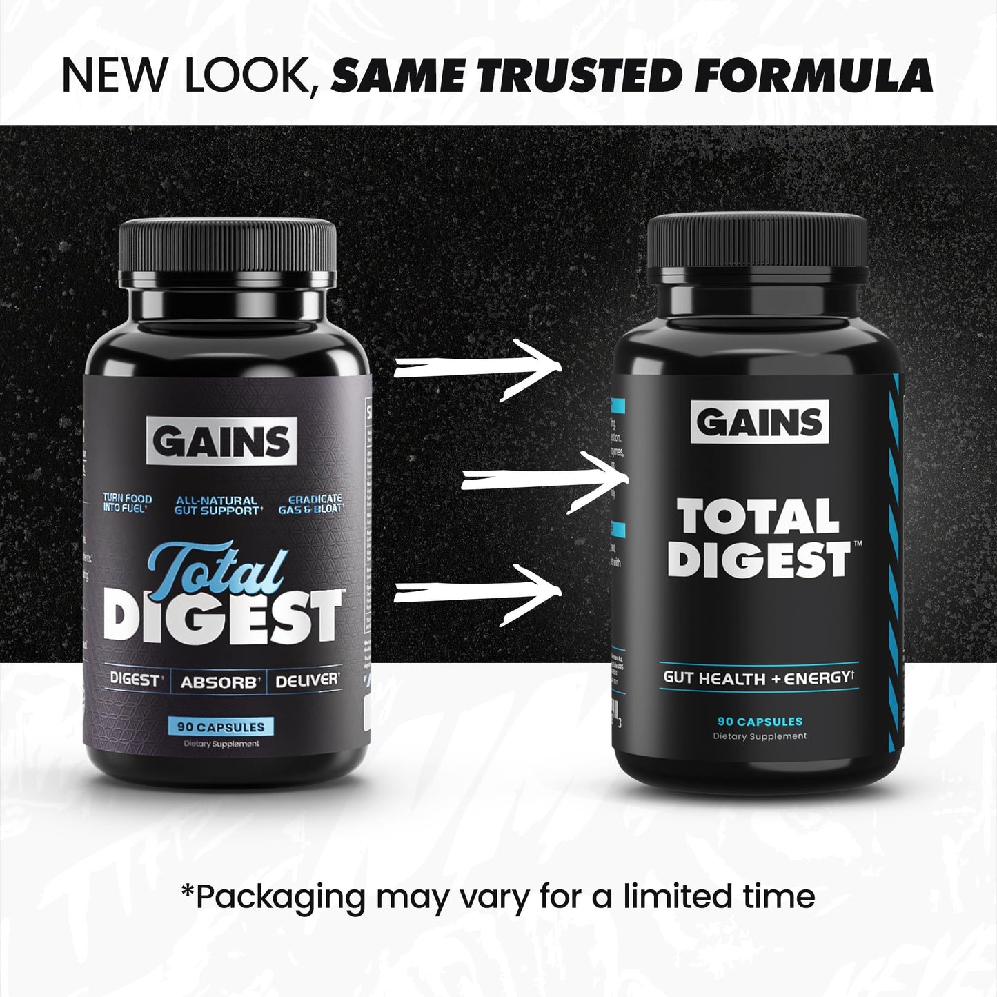 Gains in Bulk Total Digest 90 Capsules