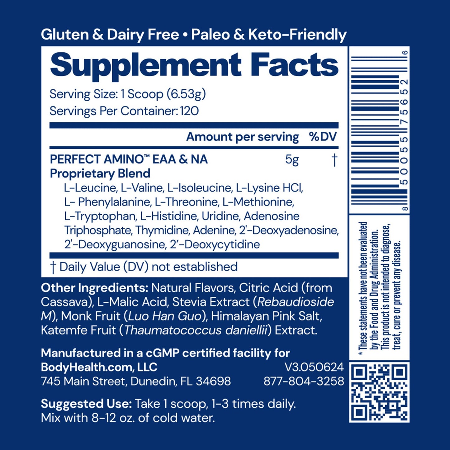 BodyHealth PerfectAmino Powder 28 oz