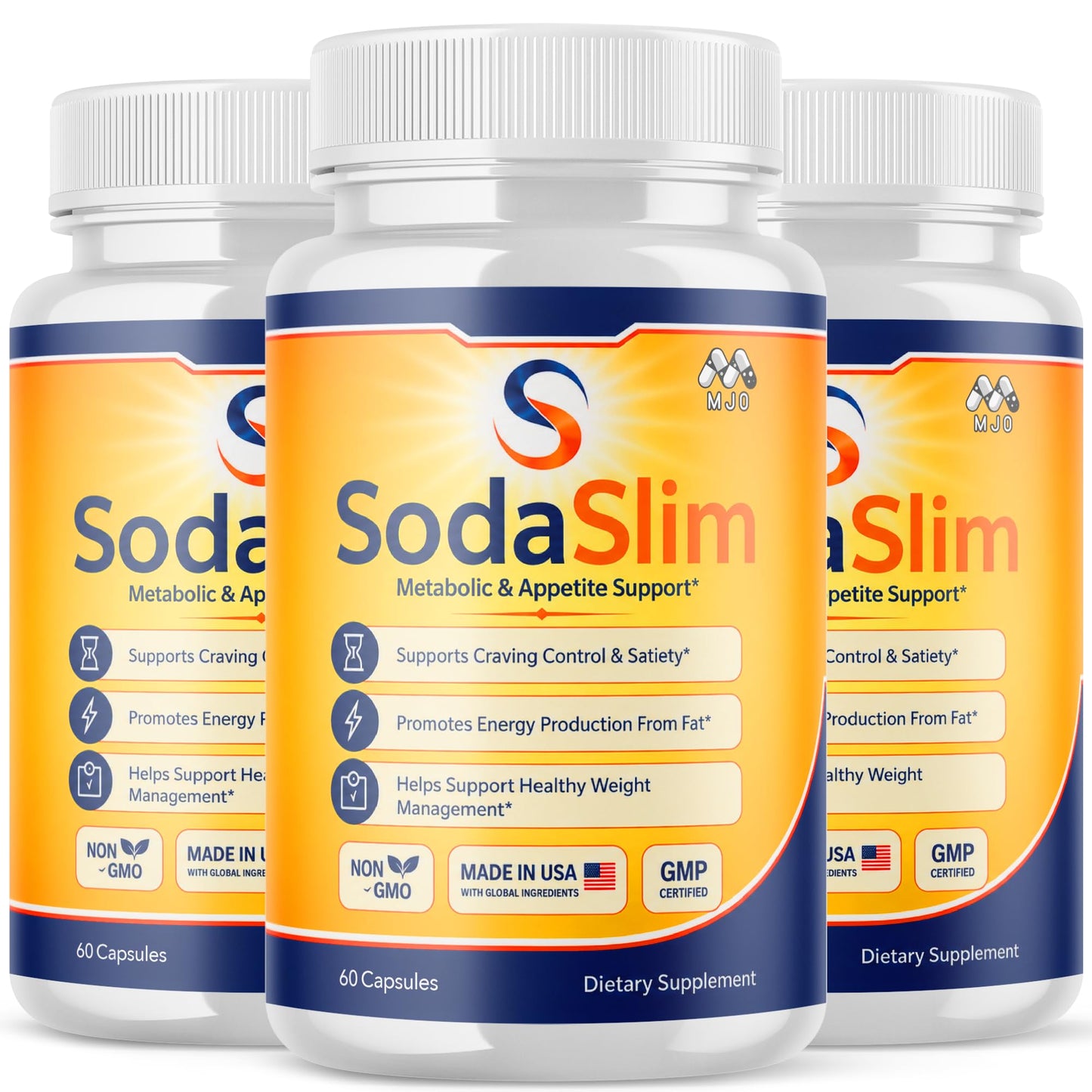 MJO Sodaslim Weight Management 180 Capsules