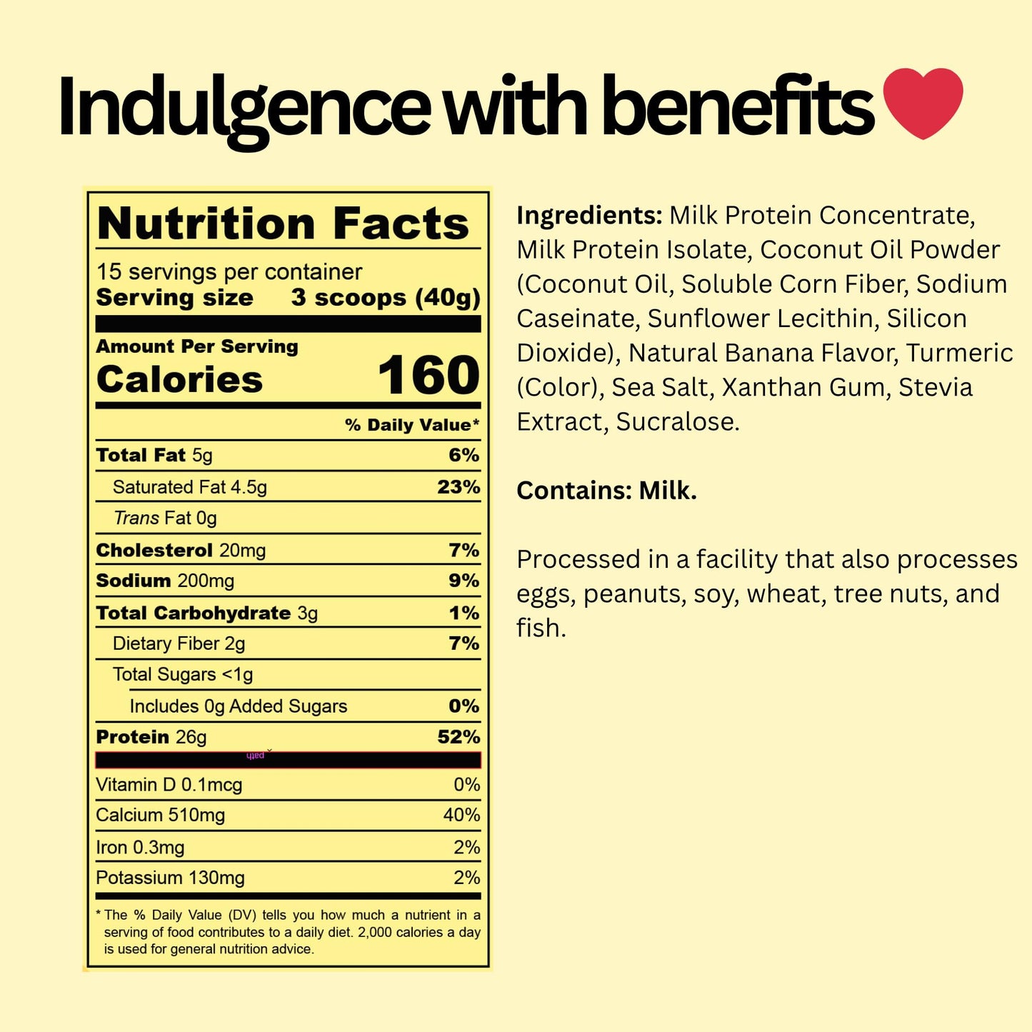 TLC Protein Pudding Instant Mix Banana Cream 21.12