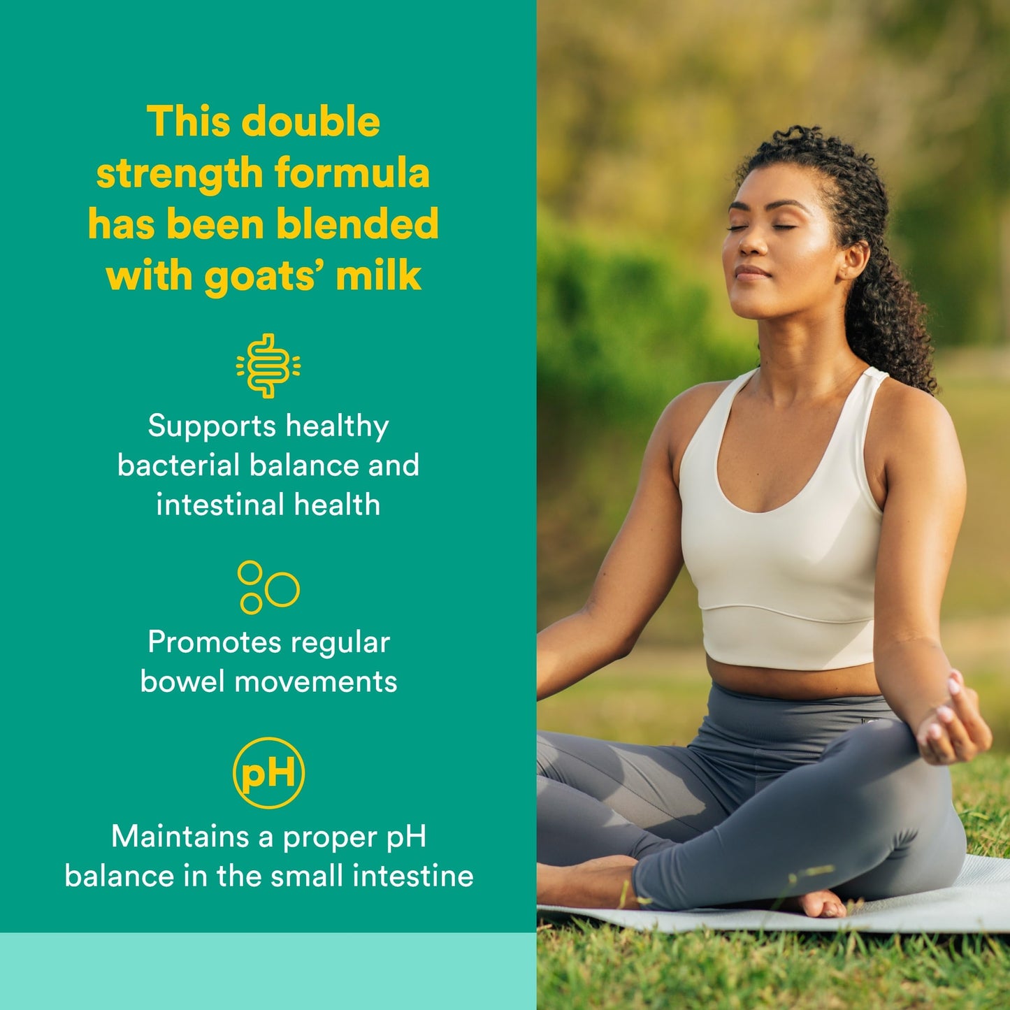 Natural Factors Acidophilus & Bifidus Double Strength Probiotic and Prebiotic Formula, 90 Capsules