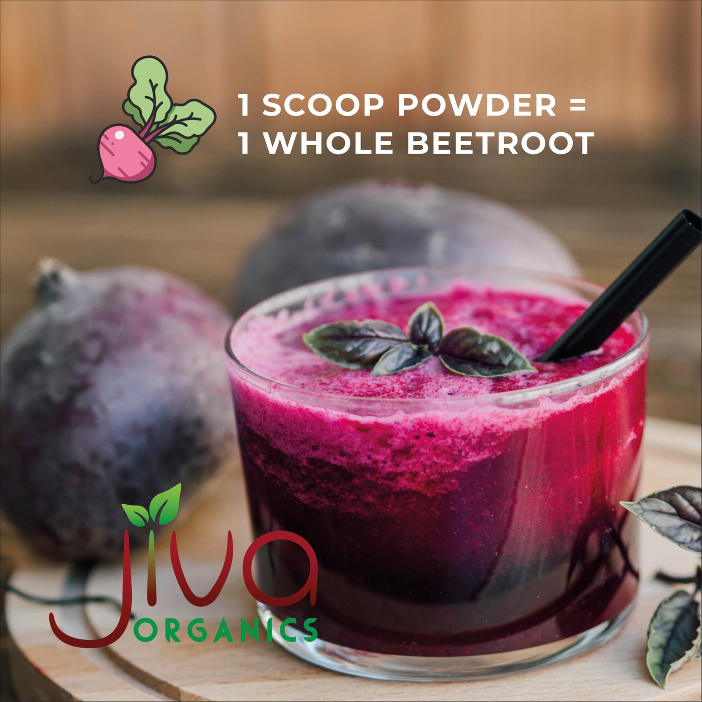 Jiva Organics Organic Beet Root Powder, 72 Ounces