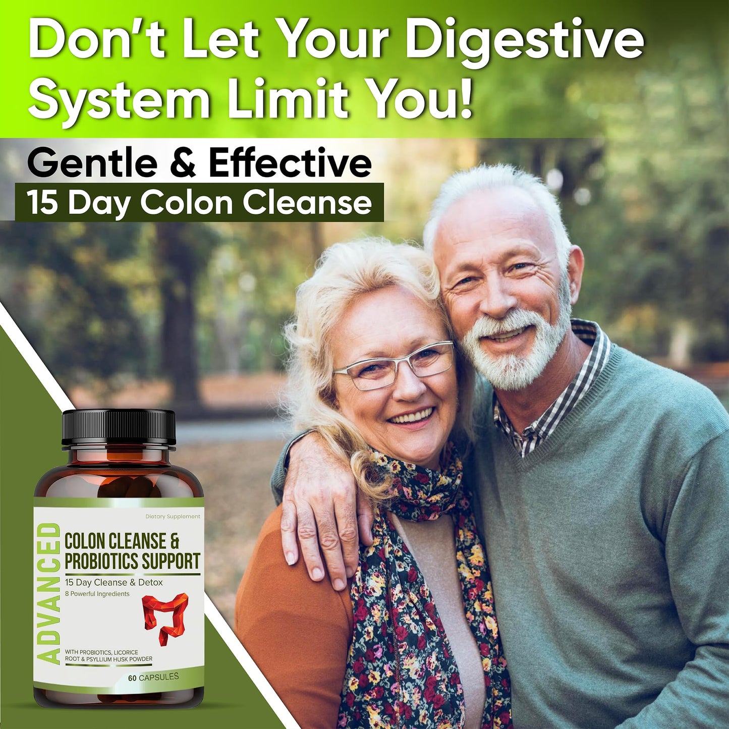 NutraPro 15 Day Gut Cleanse Detox Capsule, 60 Count