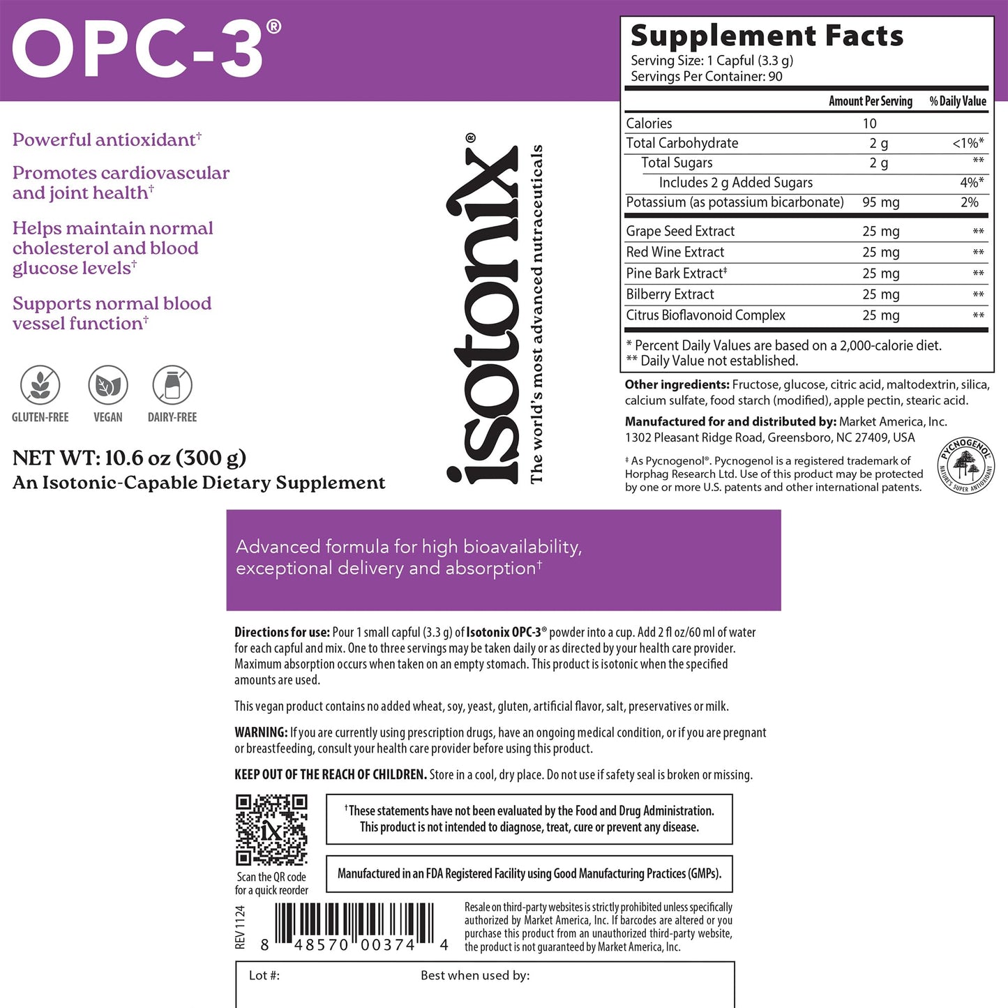 Isotonix Daily Essentials Kit with Iron – Multivitamin, Calcium, B-Complex, and OPC-3 for Overall Health, Energy, and Bone Support Powder 42.4 oz