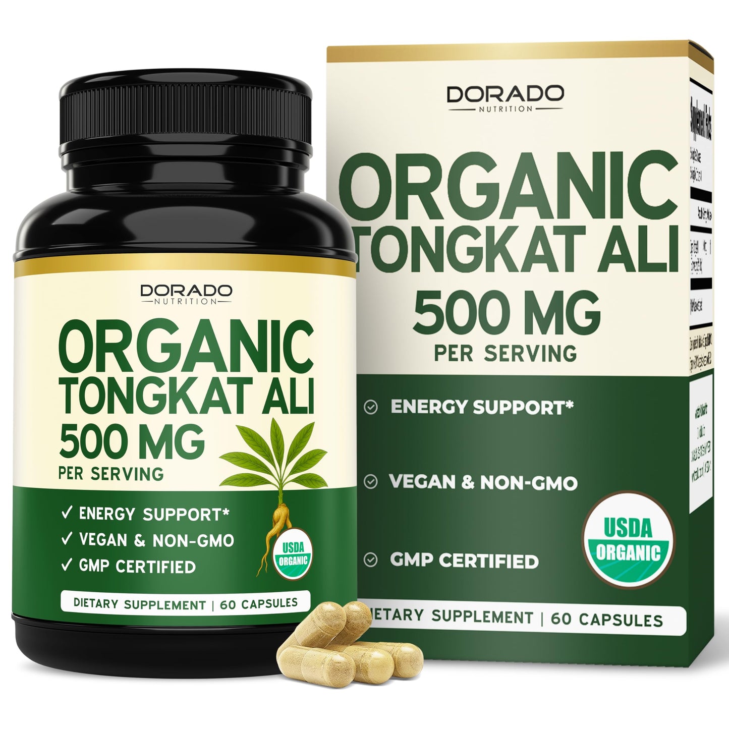 DORADO NUTRITION Organic Tongkat Ali Capsule 60 Count