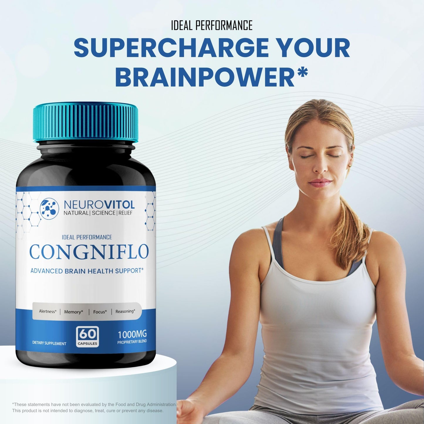 IDEAL PERFORMANCE NeuroVitol Cogniflo Capsules 180 Capsules