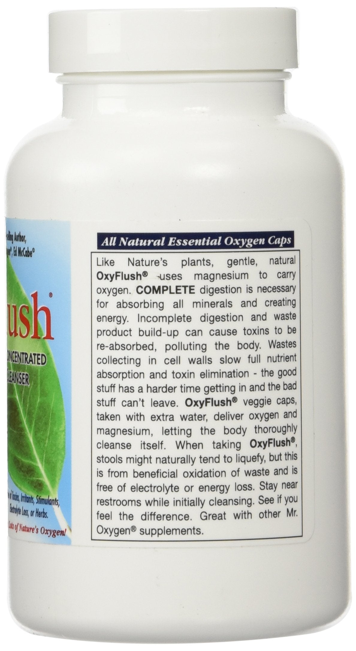 Mr. Oxygen OxyFlush Concentrated Colon Cleanser Capsule 120 Count