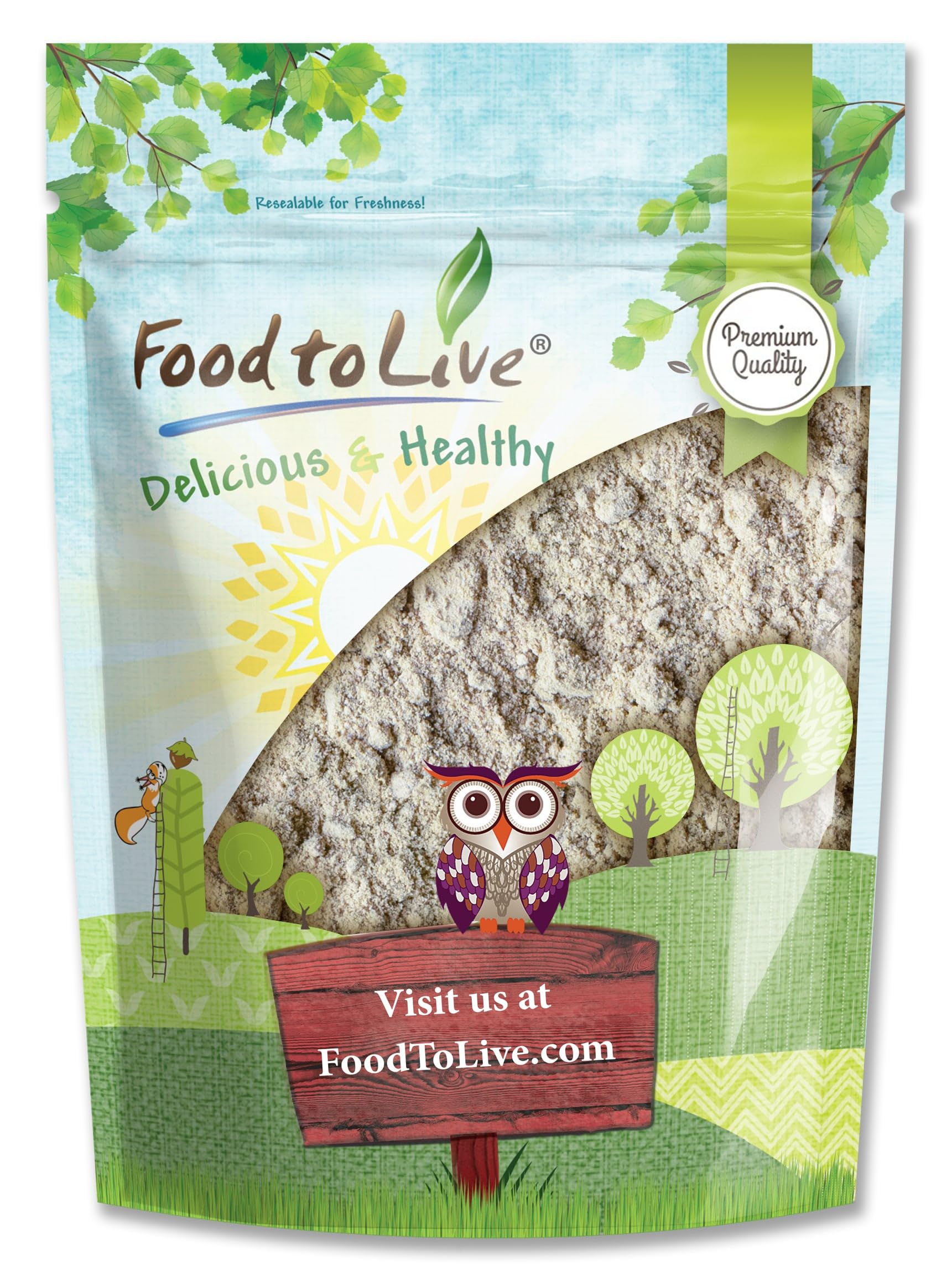 Food to Live Psyllium Husk Powder 80
