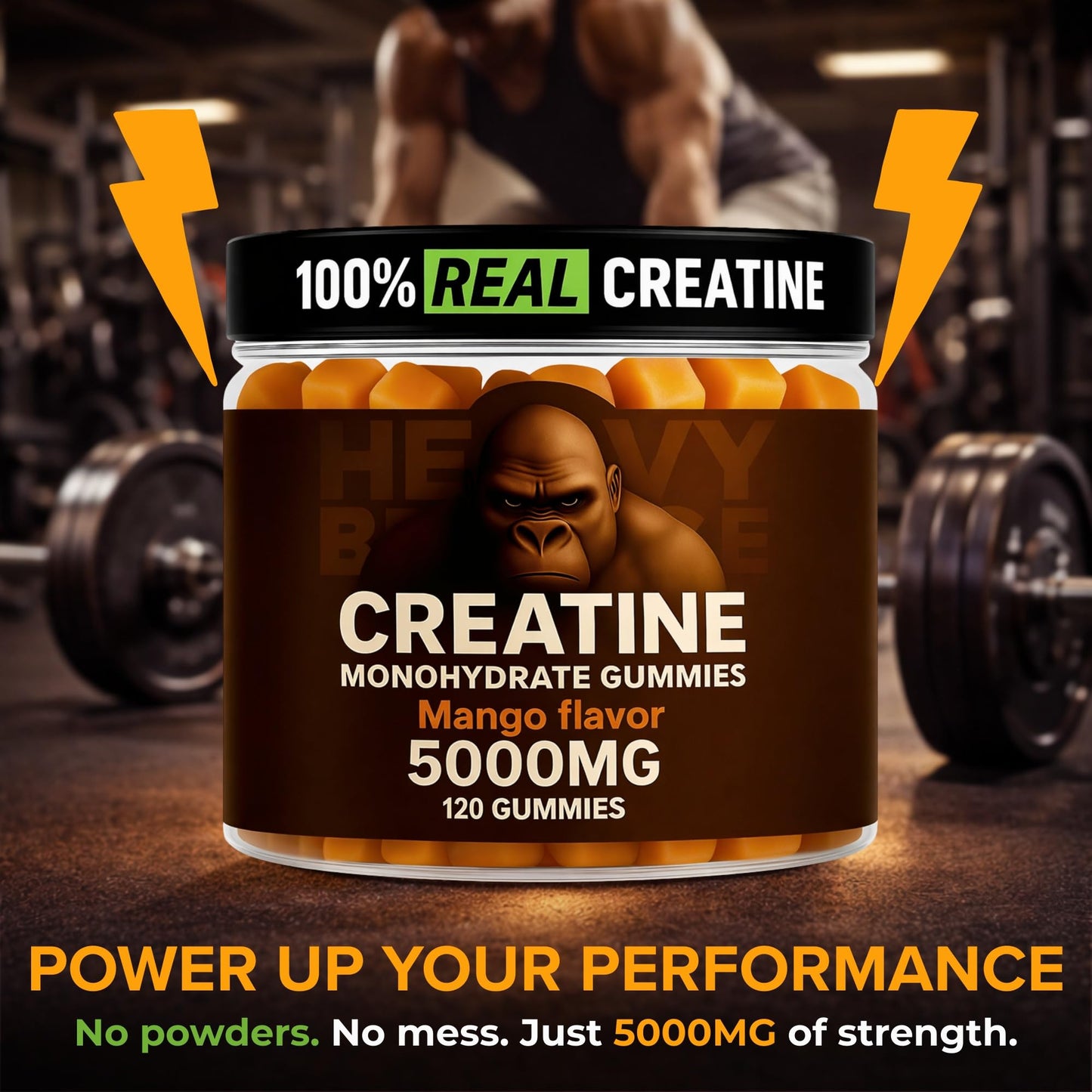 Heavy Balance Creatine Monohydrate Gummies 120