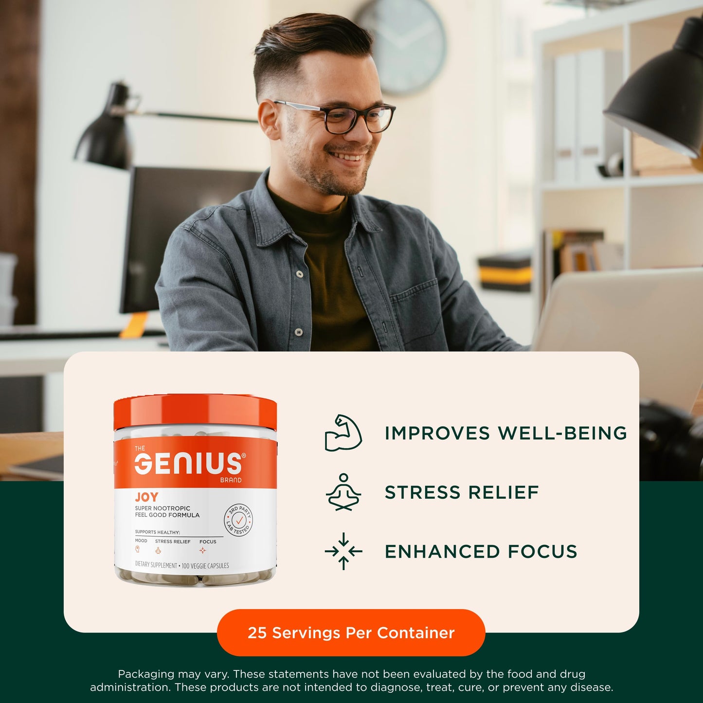 The Genius Brand Genius Joy Capsule 190