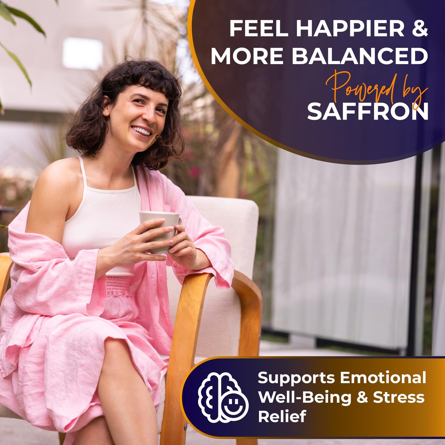 Imanu Saffron Extract 88.5mg Mood and Cognitive Support for Women, Capsules, 60 Capsules