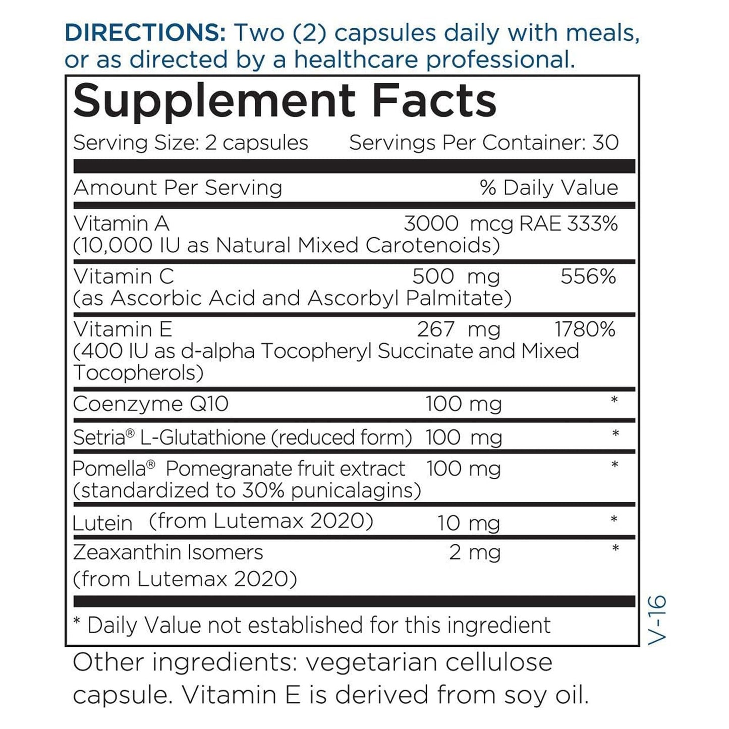 Metabolic Maintenance Deluxe Scavengers Antioxidant 60 Capsules