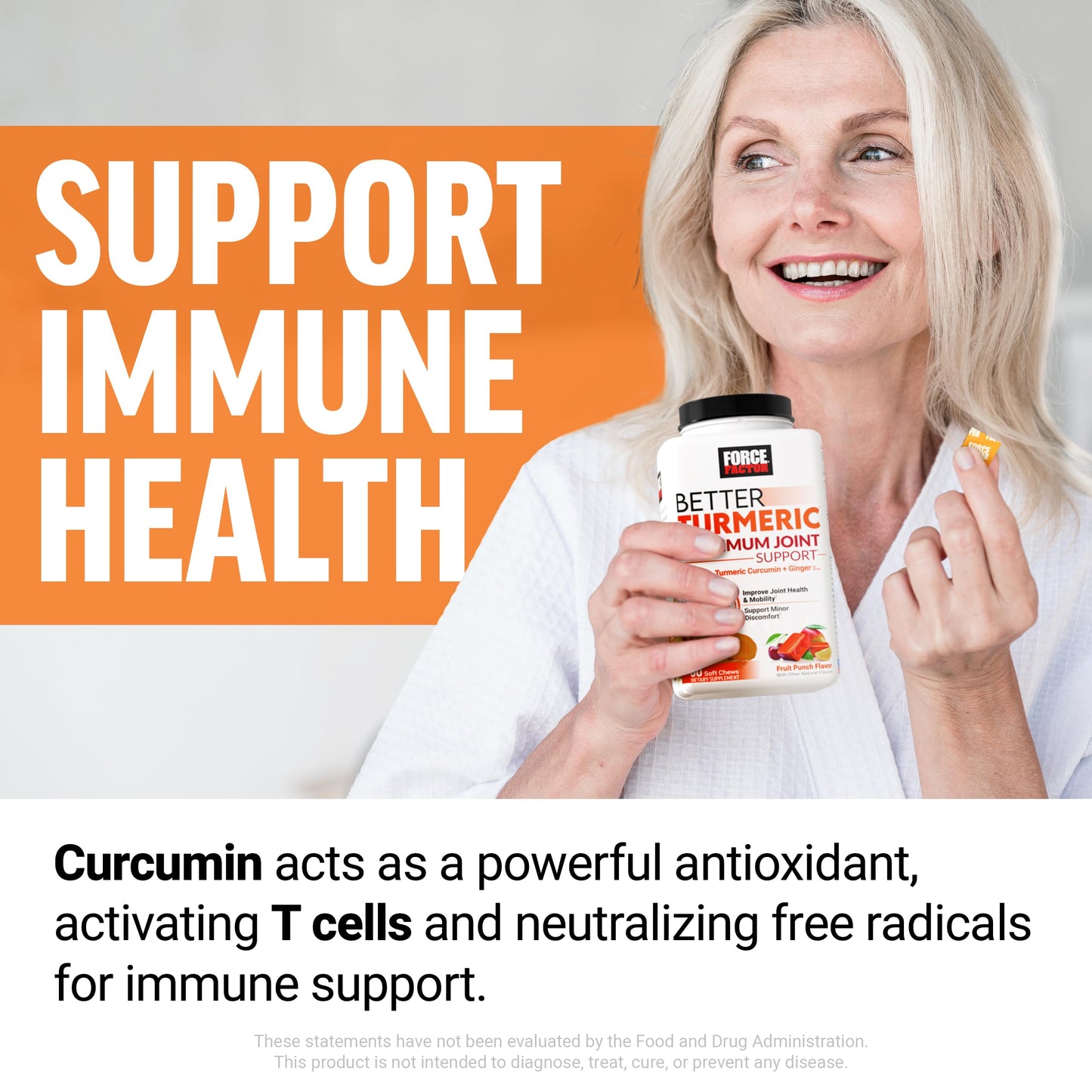 Force Factor Better Turmeric Maximum Joint Support Soft Chews 60
