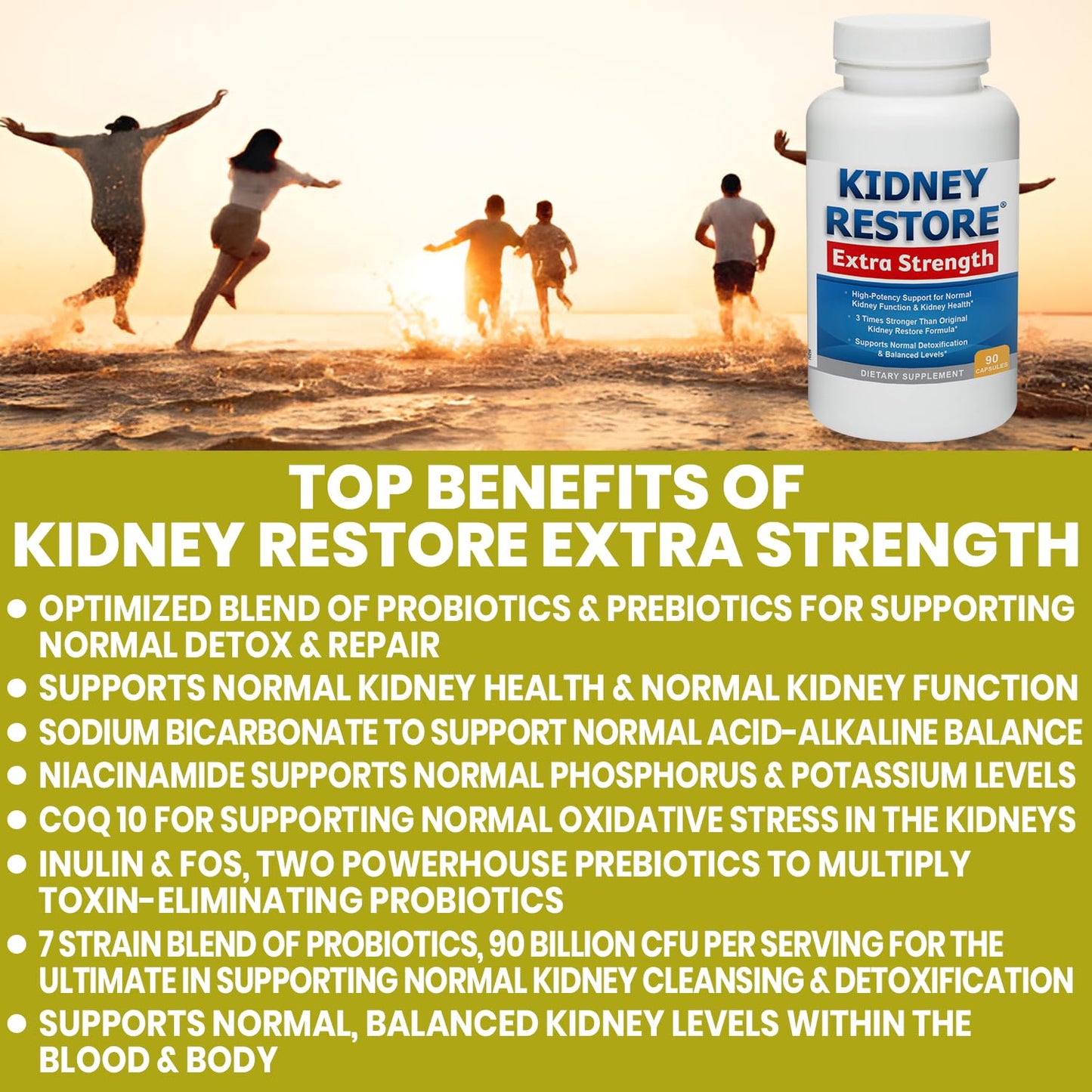 Kidney Restore Kidney Cleanse Detox & Repair Capsule 90 Count