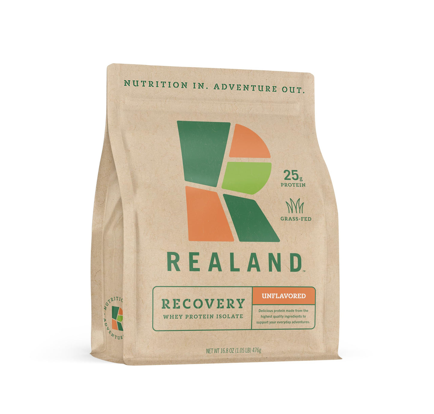 Realand Whey Protein Isolate Grass-Fed Protein Powder, 21 Servings