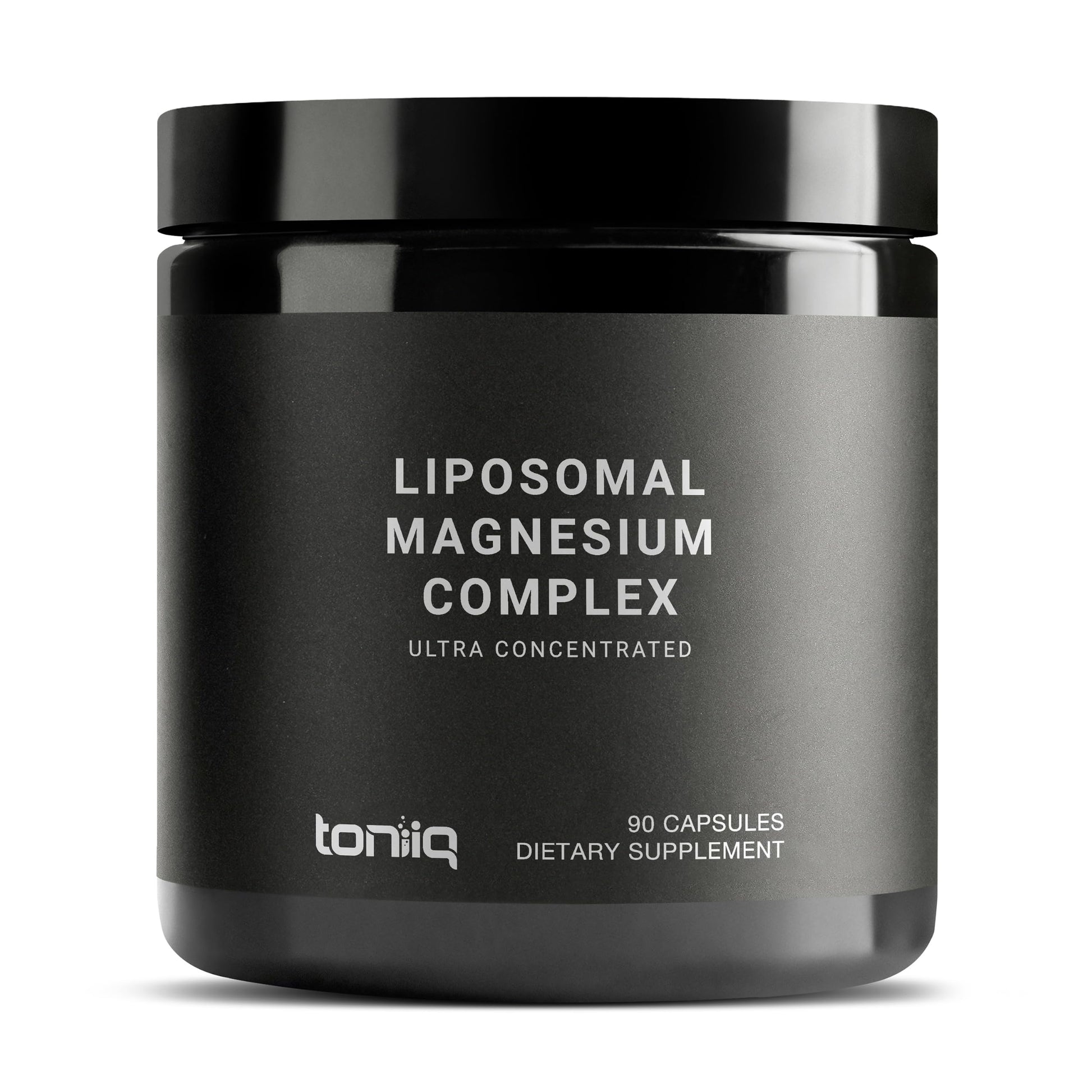 Toniiq Ultra Bioavailable 1500mg 10-in-1 Liposomal Magnesium Glycinate Complex Capsules, 90 Count