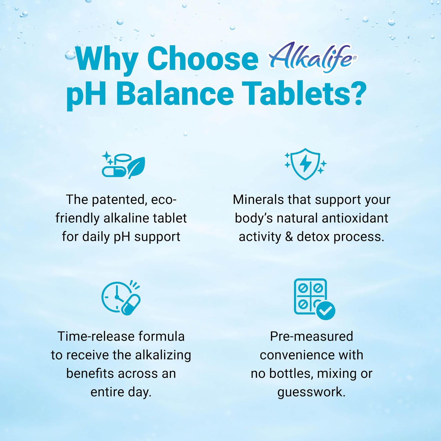 Alkalife pH Balance Tablets, 180 Tablets